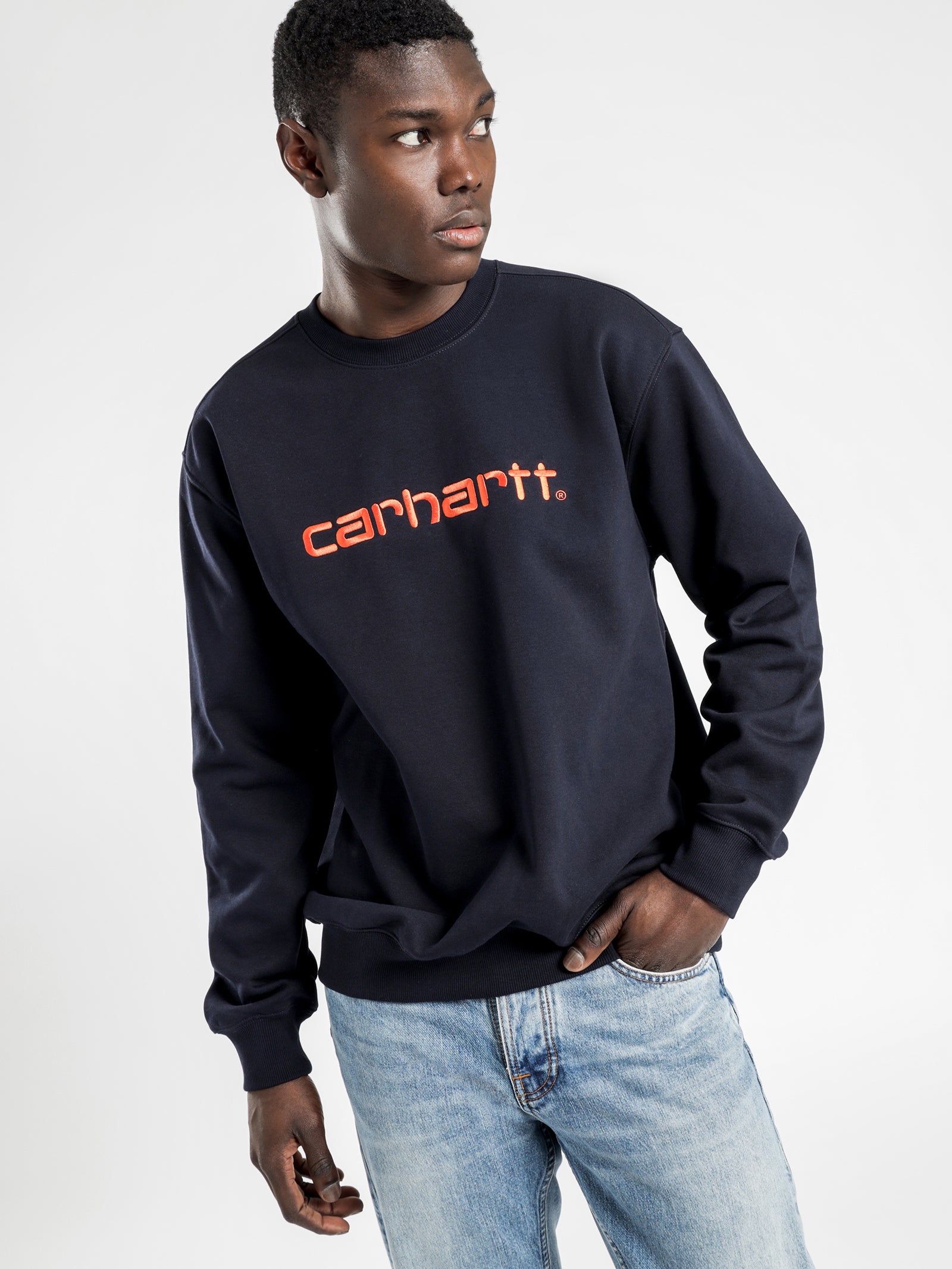 Carhartt Sweatshirt in Navy