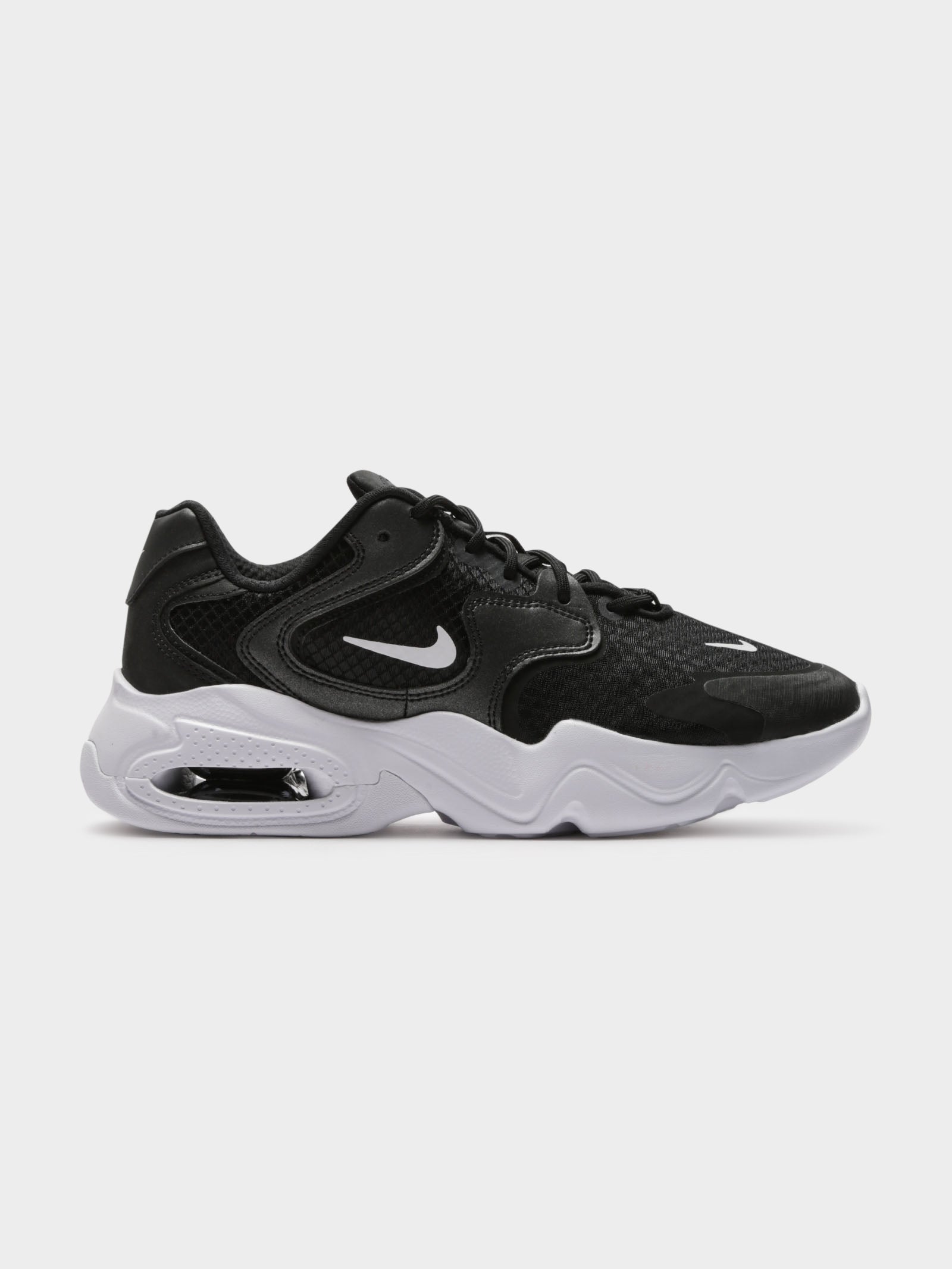 Womens Air Max 2X Sneakers in Black & White