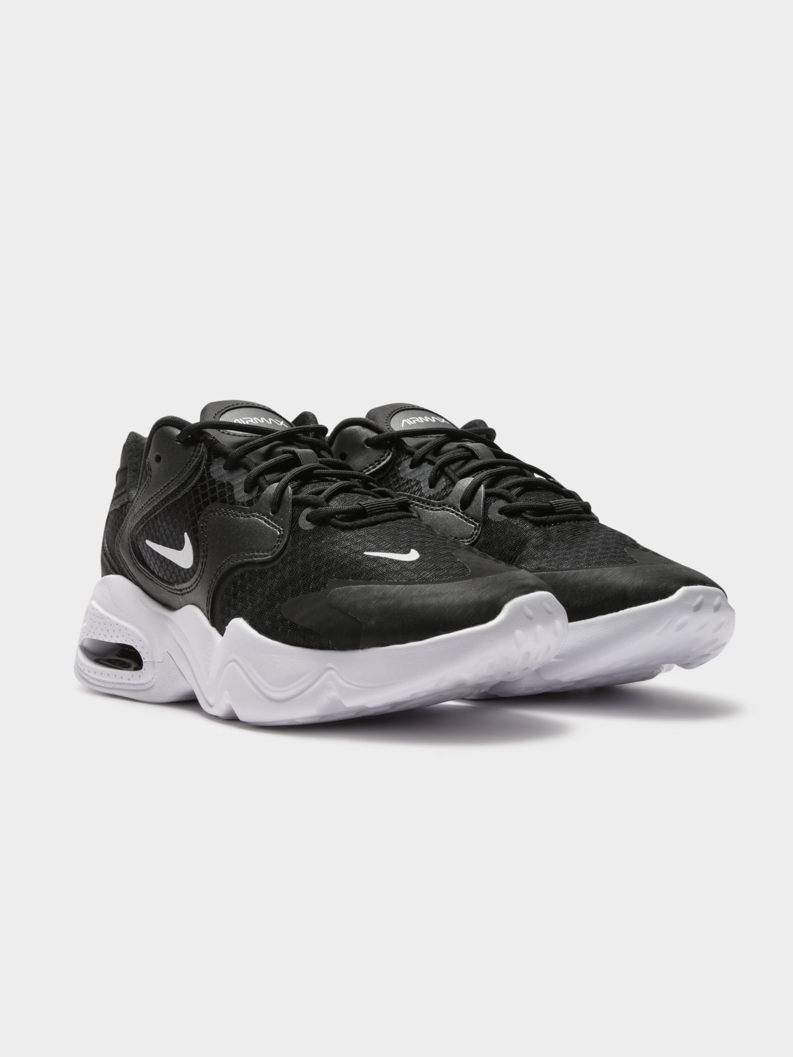 Womens Air Max 2X Sneakers in Black & White