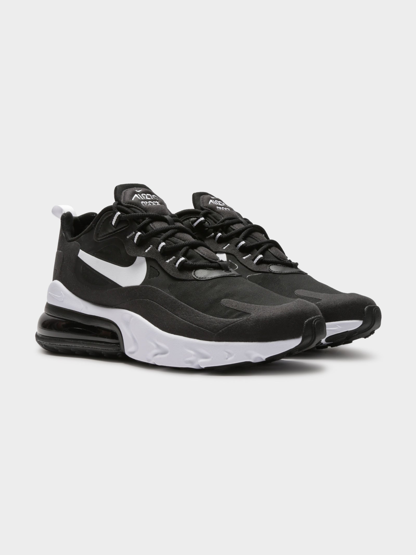 Air Max 270 React Sneakers in Black & White