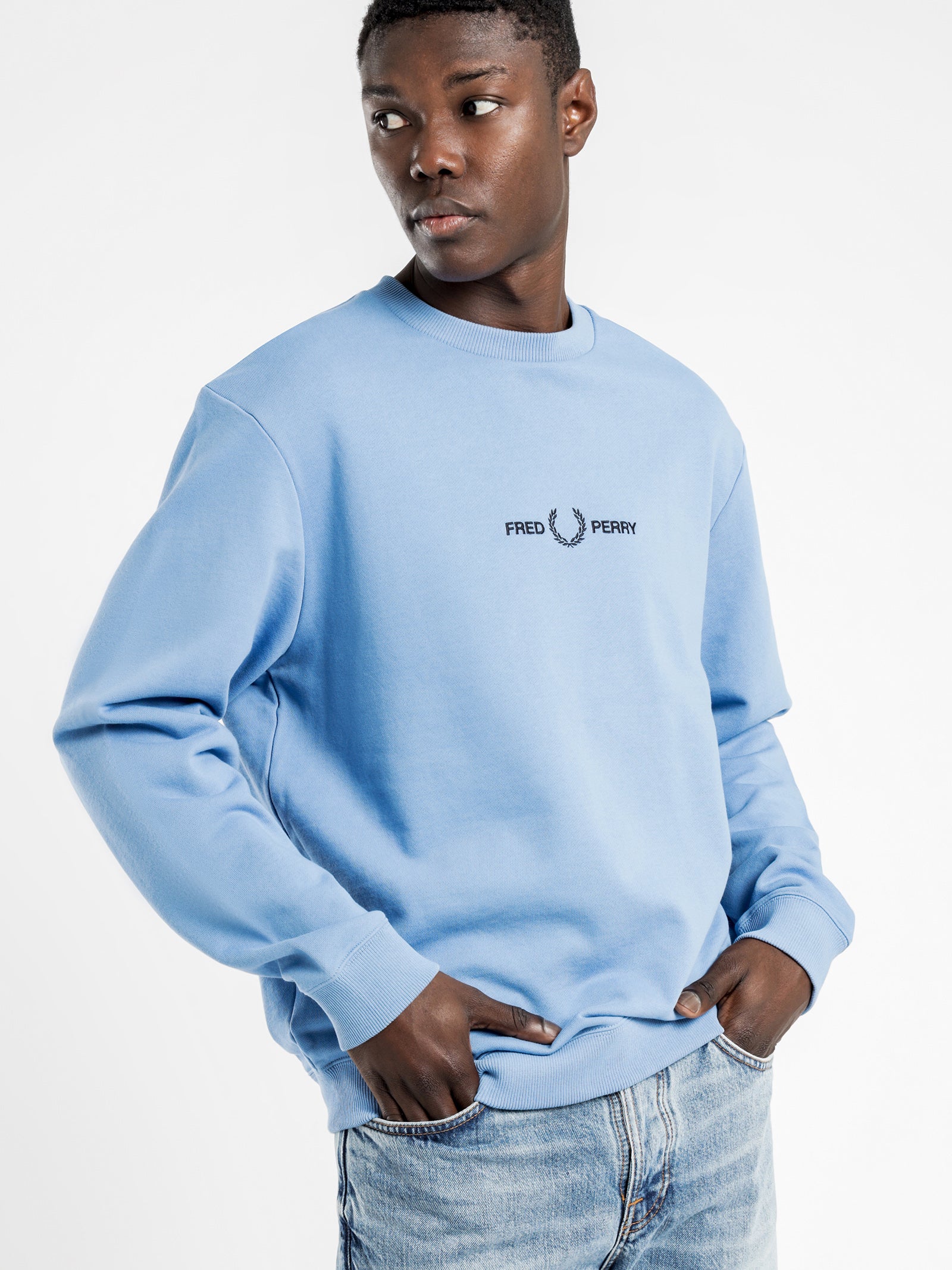 Fred perry graphic sweater sale