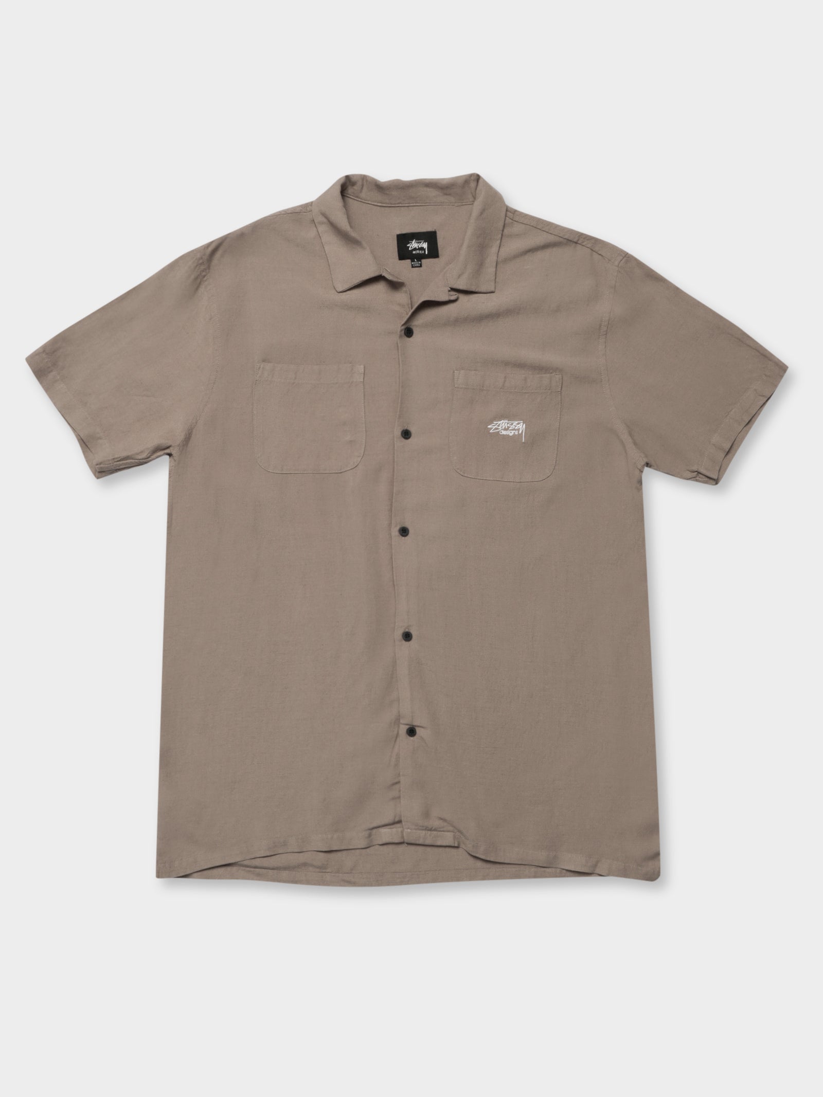 Stussy linen discount shirt