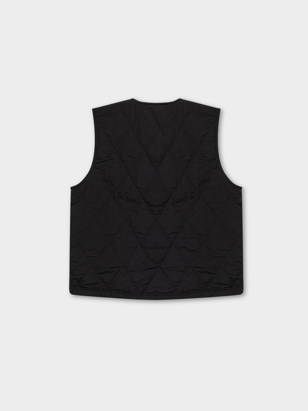 Stussy Unisex Diamond Quilted Vest in Black | Black