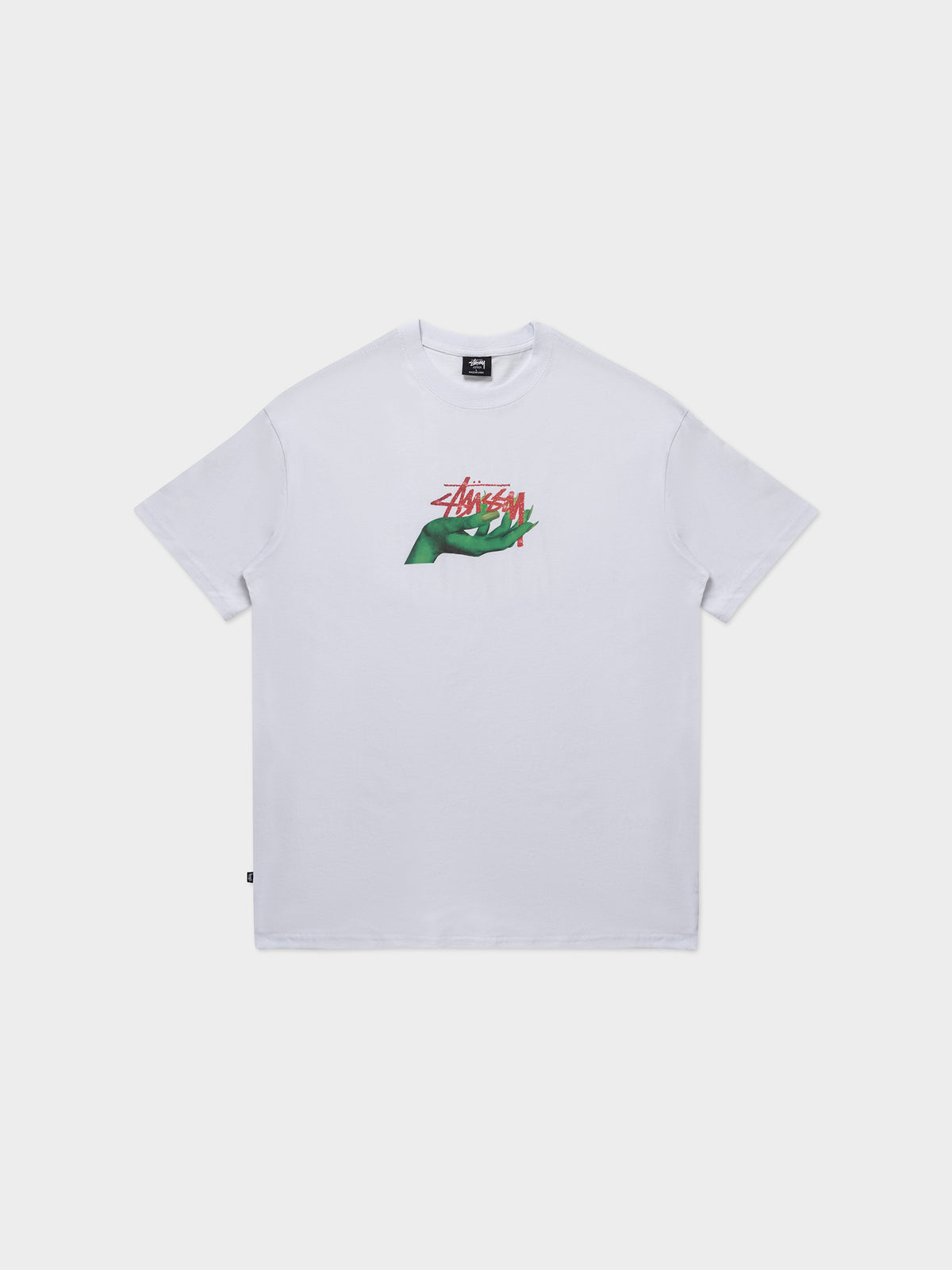 Stussy Oz Short Sleeve T-Shirt in White | White