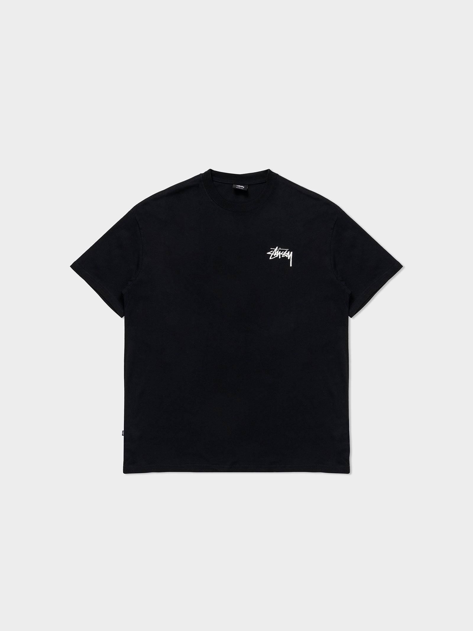 Stussy Two Dice Short Sleeve T-Shirt in Black Black | Glue Store