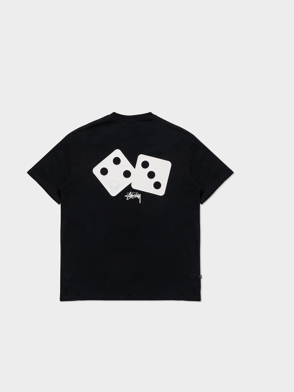 Stussy Two Dice Short Sleeve T-Shirt in Black | Black