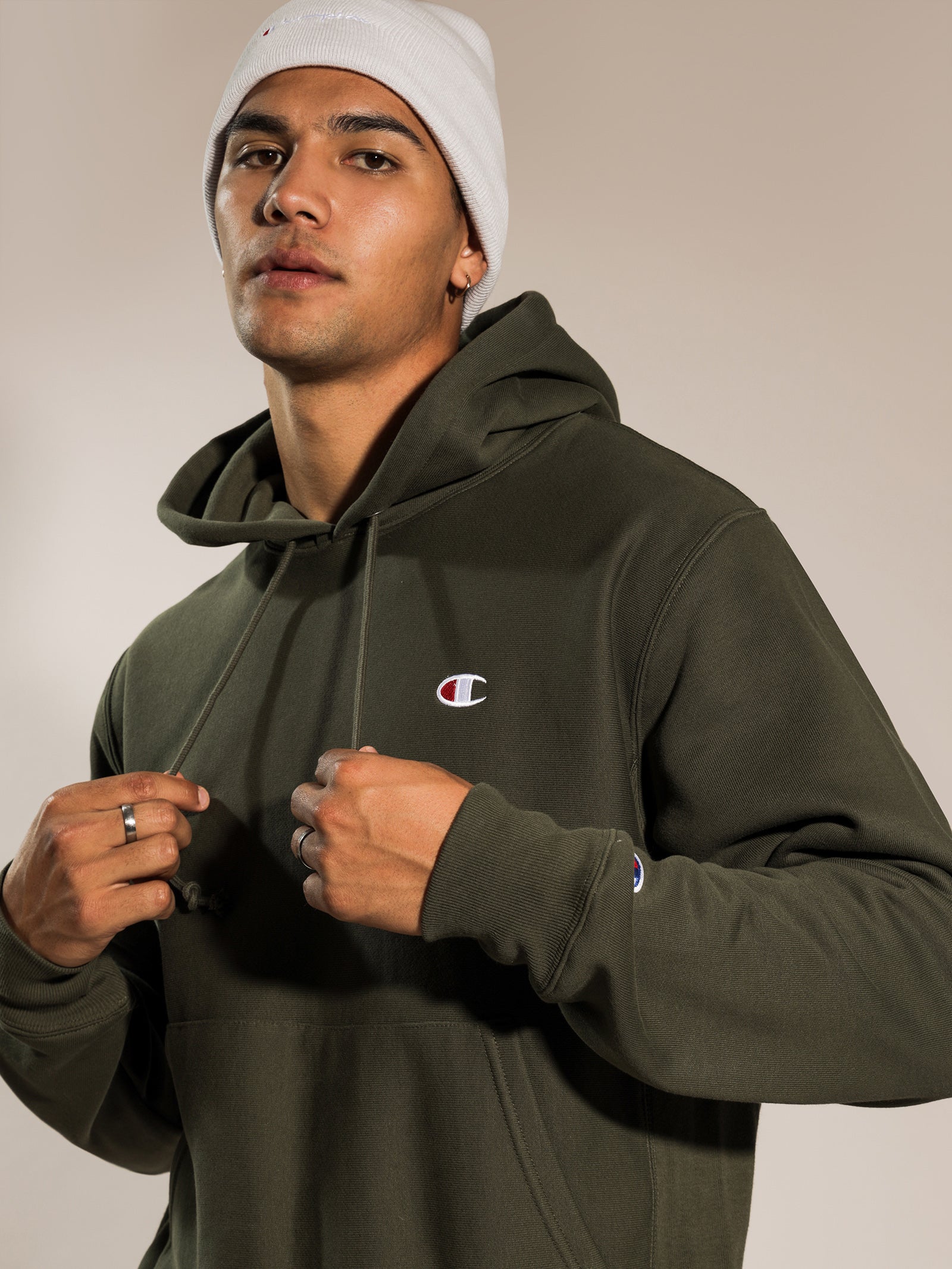 Champion hoodie hot sale hiker green