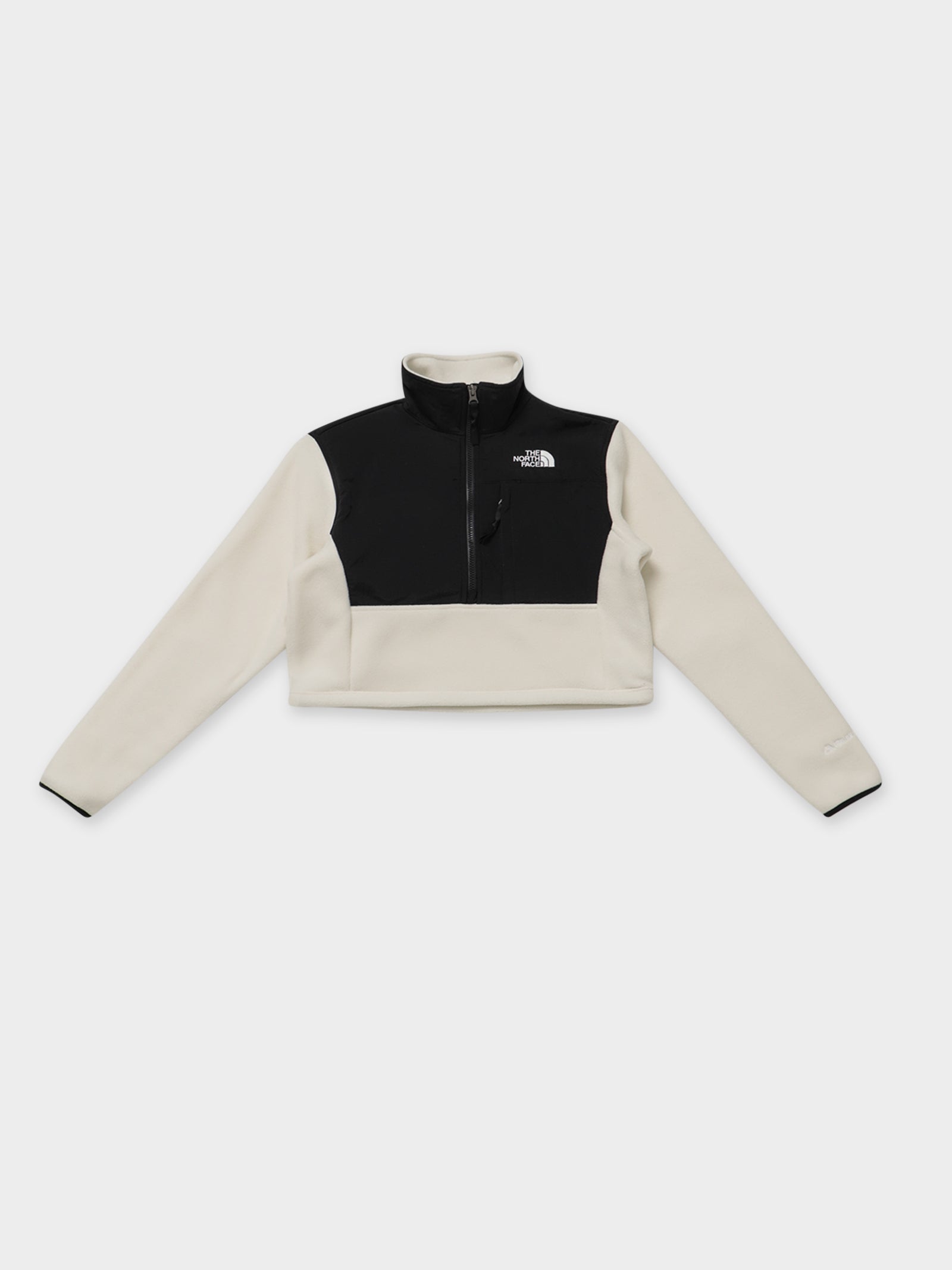 Denali Fleece Cropped Pullover in Gardenia White