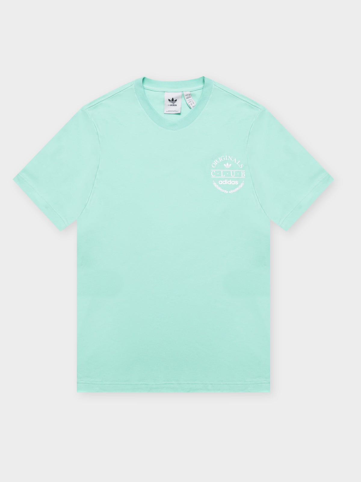 Adidas Club T-Shirt in Aero Green | Light Green