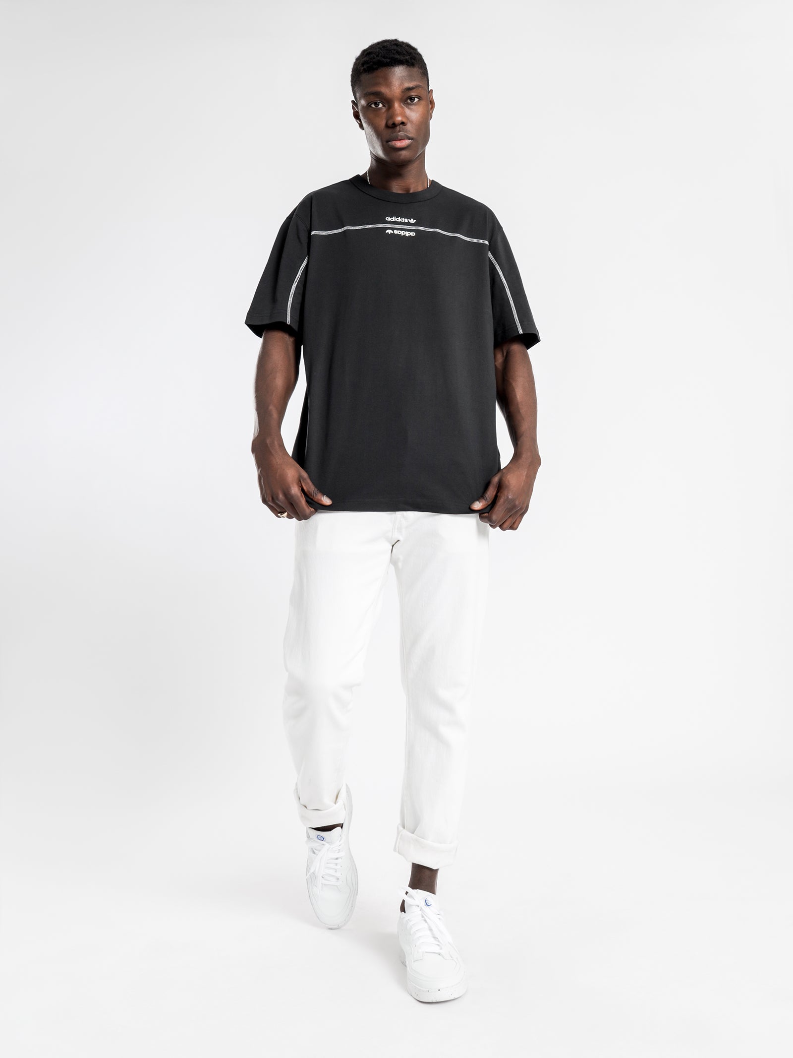 Originals Black Crew Short Sleeve T-Shirt in Black