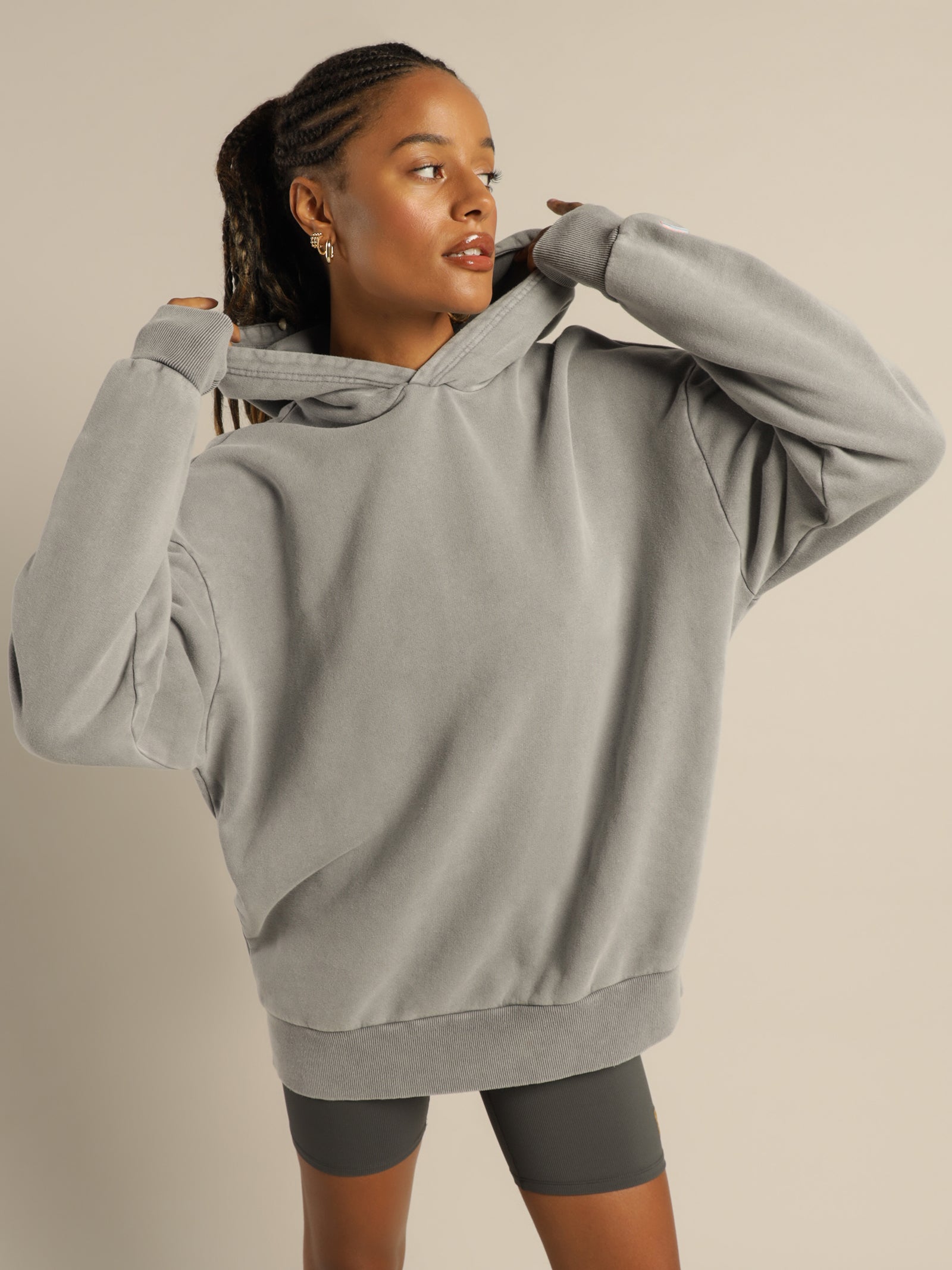 Pe nation Solar Hoodie in Silver Silver | Glue Store