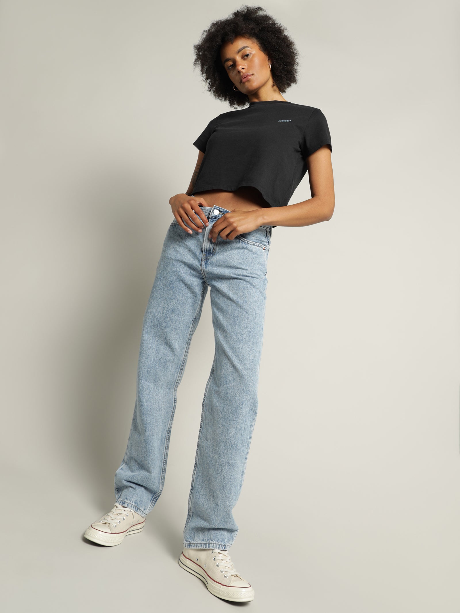 Low Pro Mid Rise Jeans in Charlie Glow Up - Glue Store