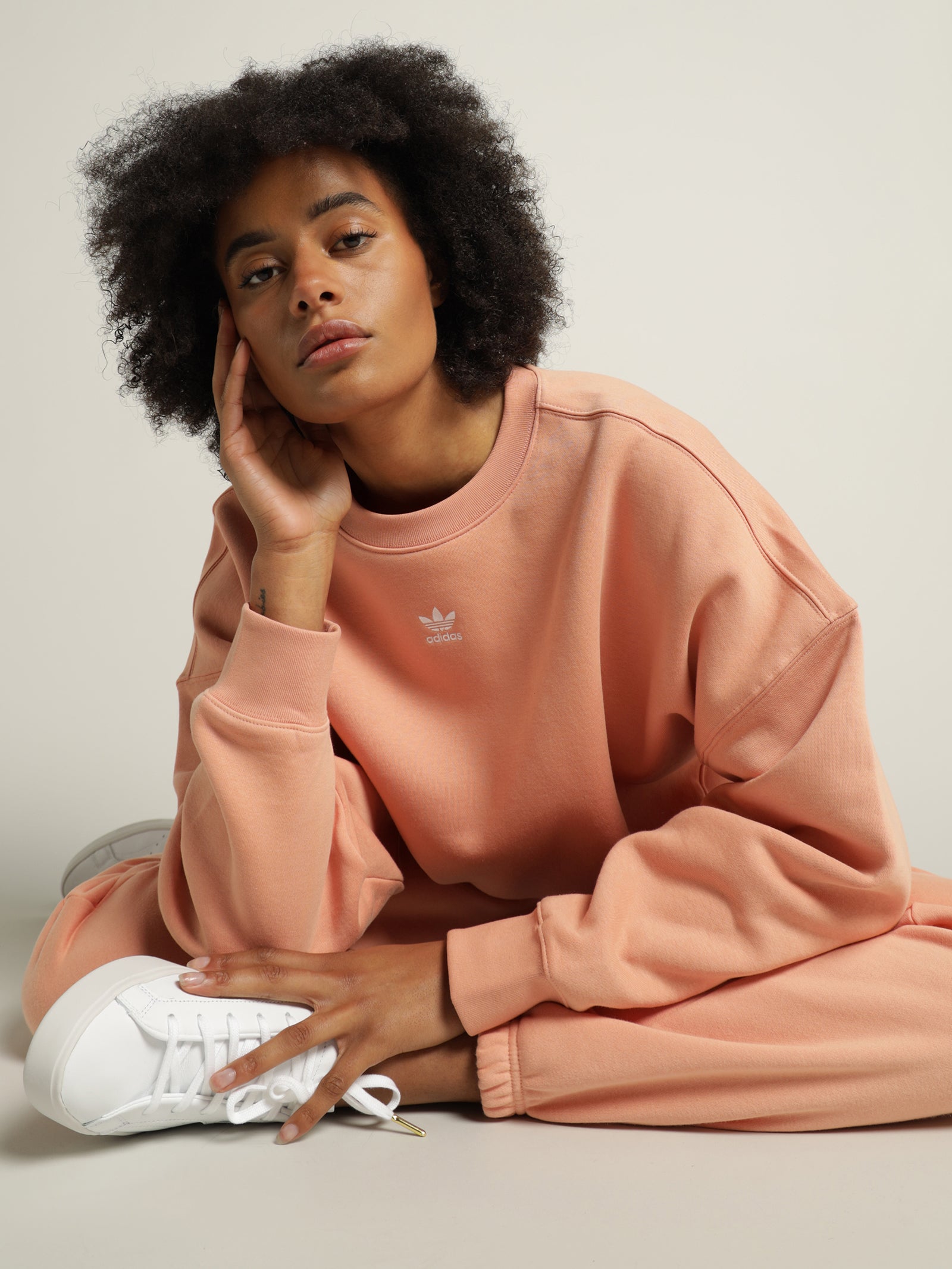 Blush store adidas sweatshirt