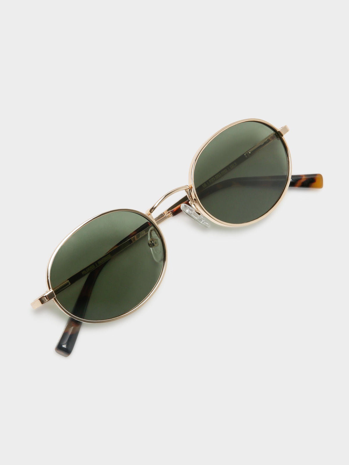 Local Supply LIS Sunglasses in Gold & Green | Gold