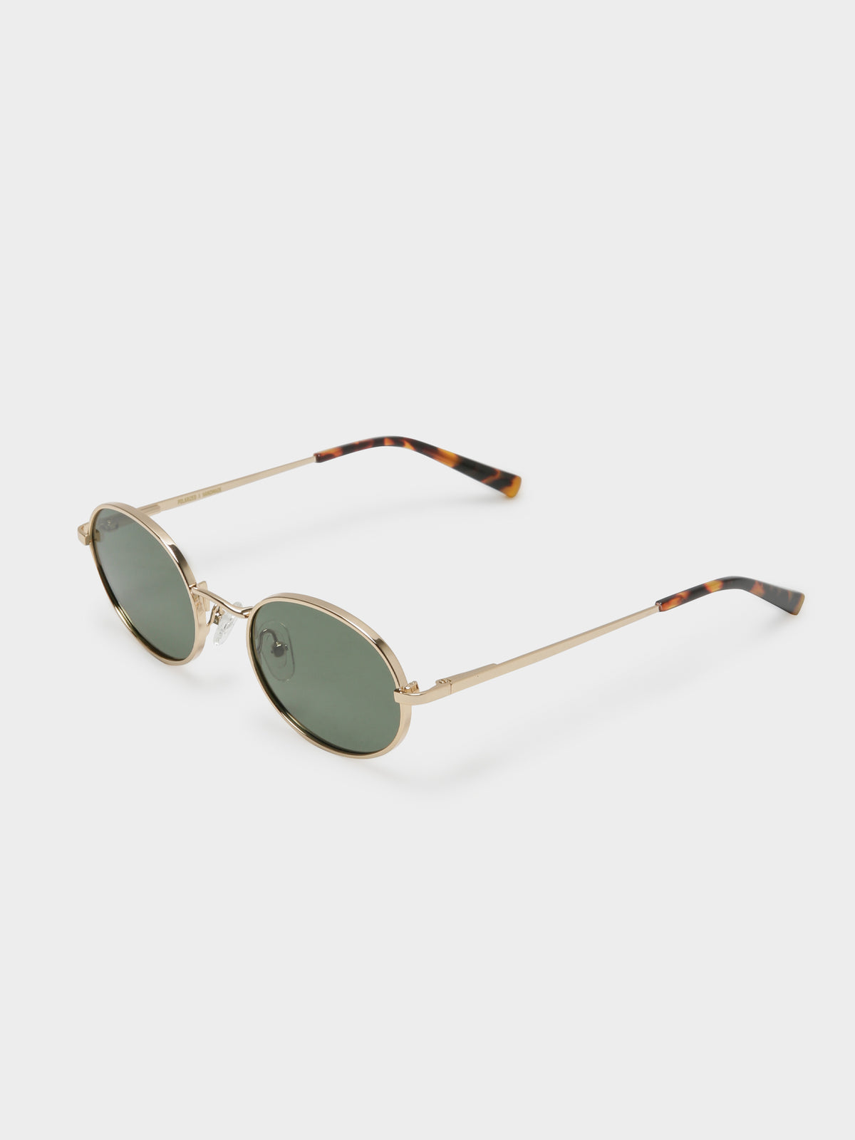 Local Supply LIS Sunglasses in Gold & Green | Gold