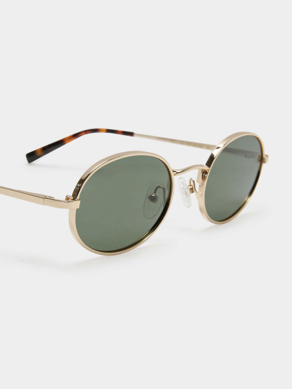 Local Supply LIS Sunglasses in Gold & Green | Gold