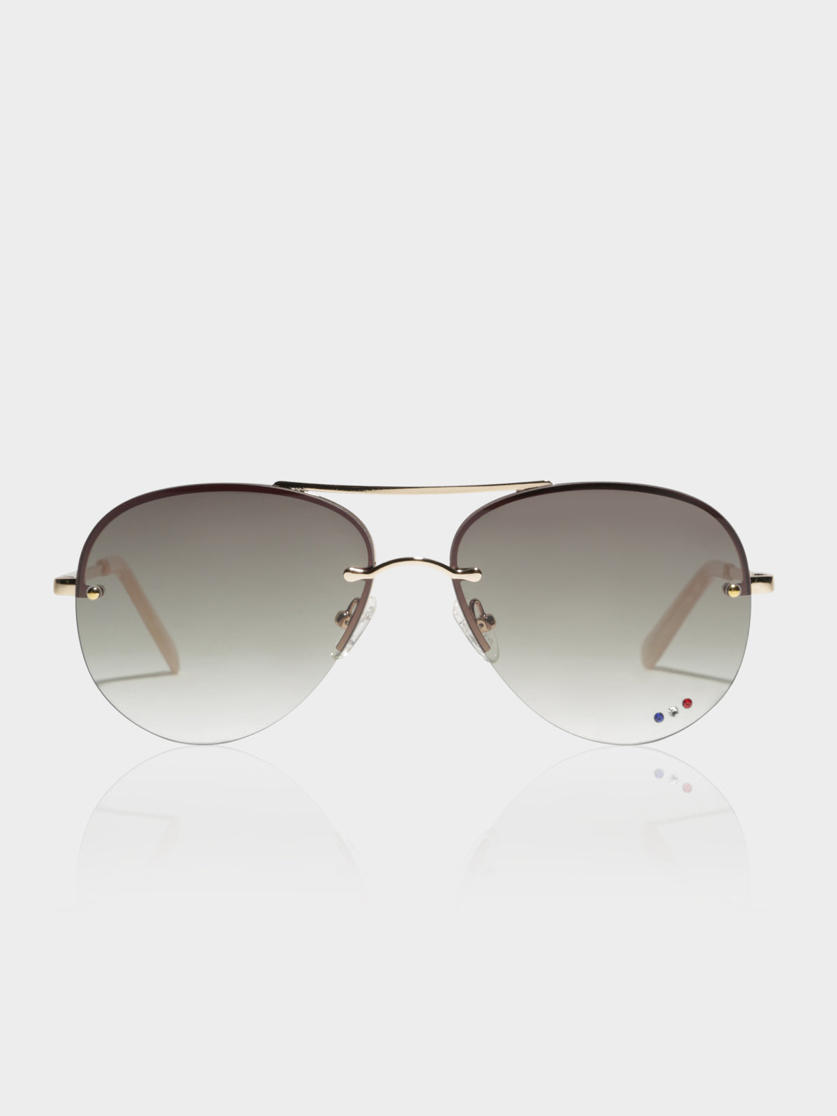 Le Specs Panarea Sunglasses in Gold | Gold