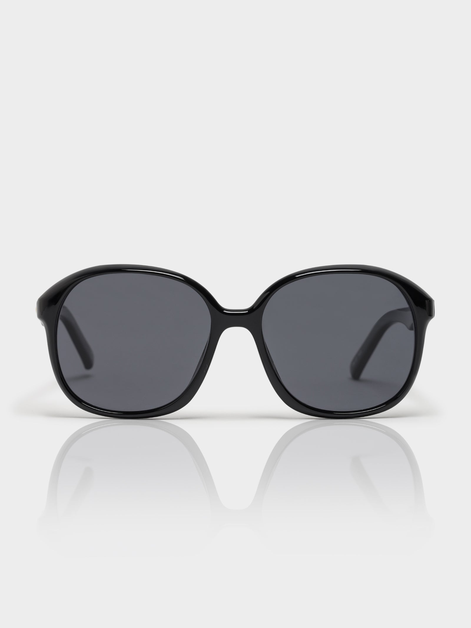 Le specs Stupid Cupid Sunglasses in Black Black | Glue Store