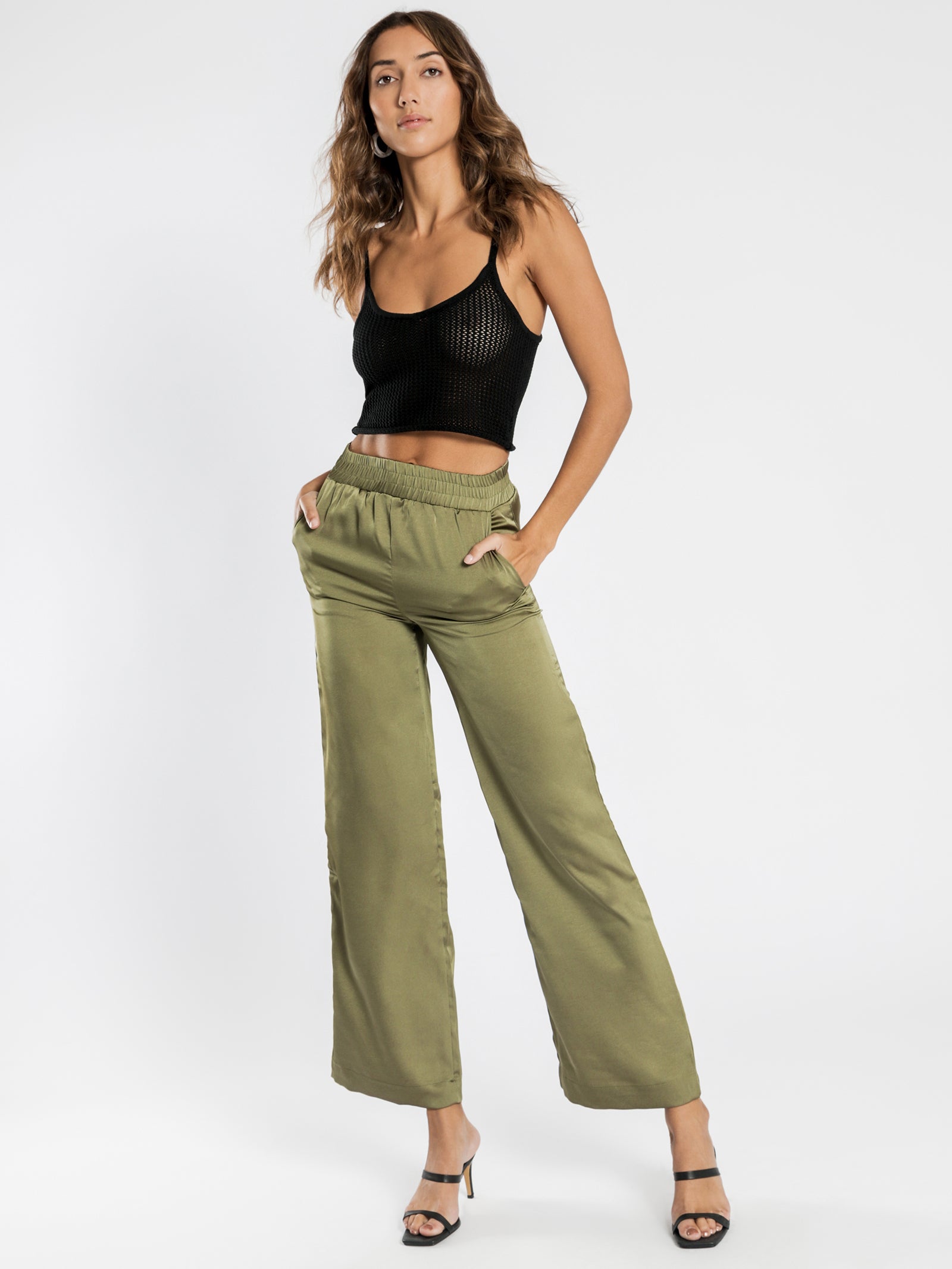 Nikita Pants in Olive - Glue Store