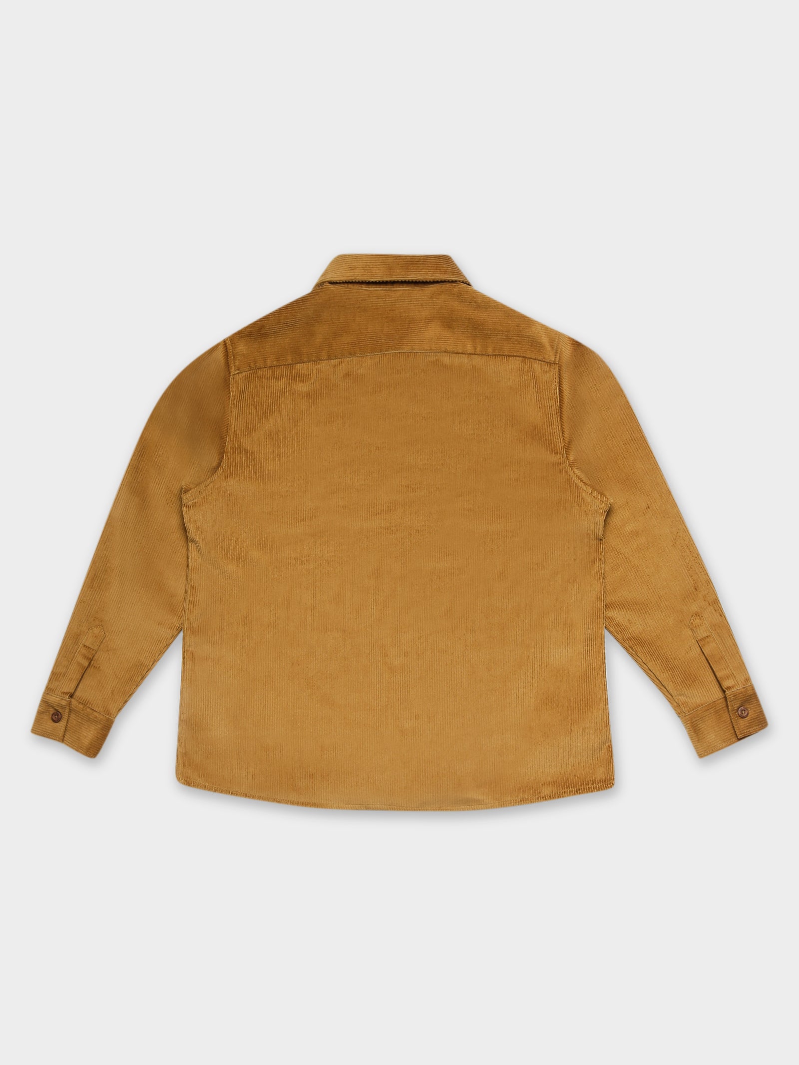 Corduroy Overshirt in Caramel