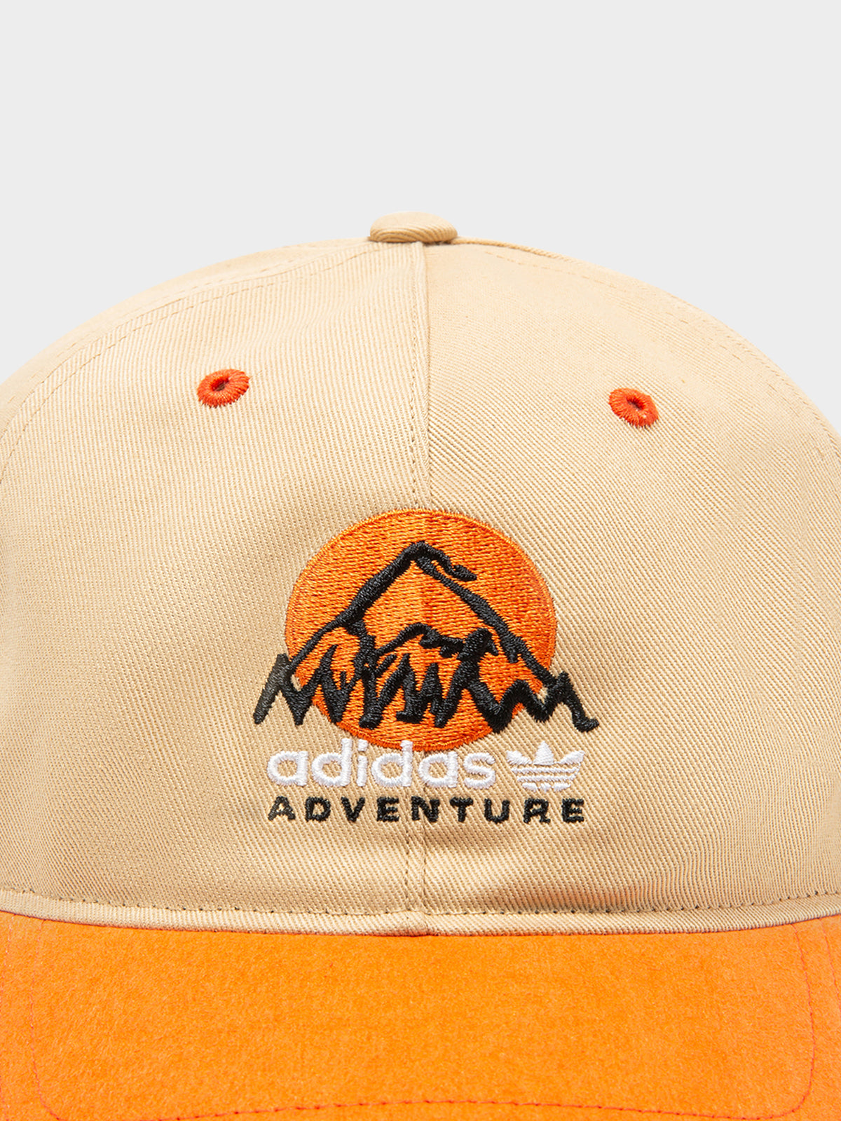 Adidas Adventure Dad Cap in Magic Beige & Craft Orange | Beige