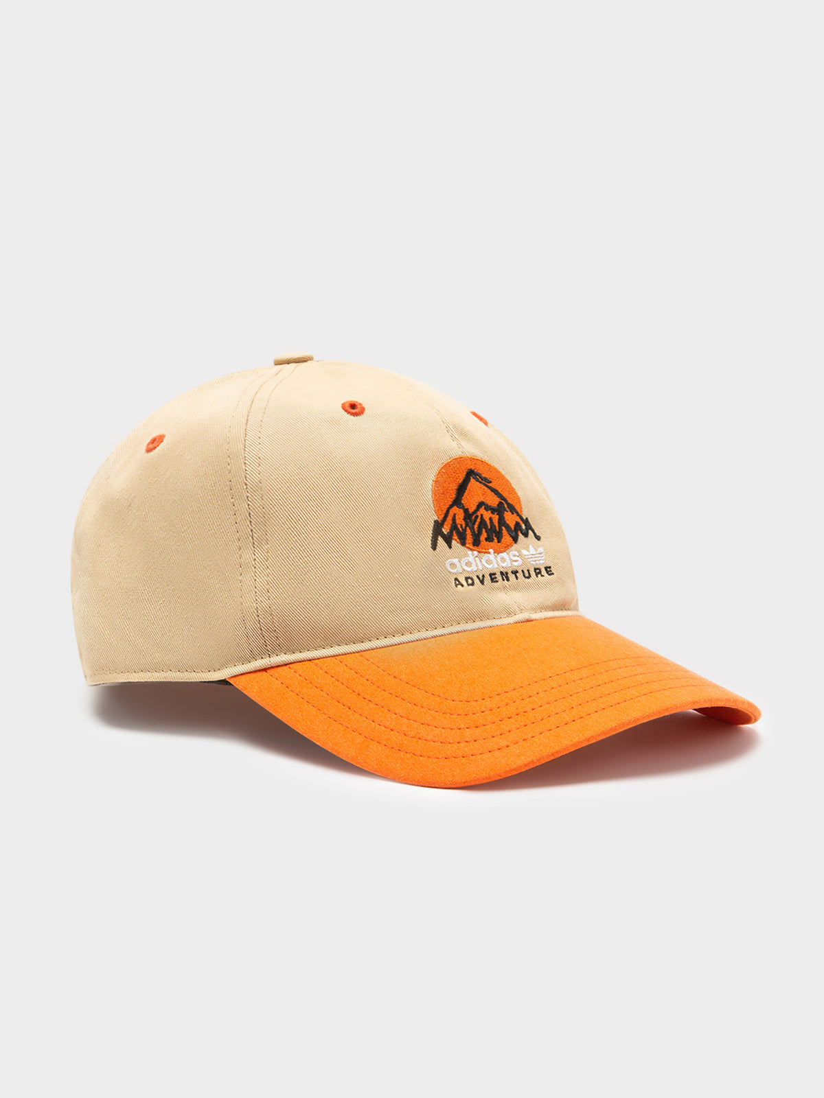 Adidas Adventure Dad Cap in Magic Beige & Craft Orange | Beige