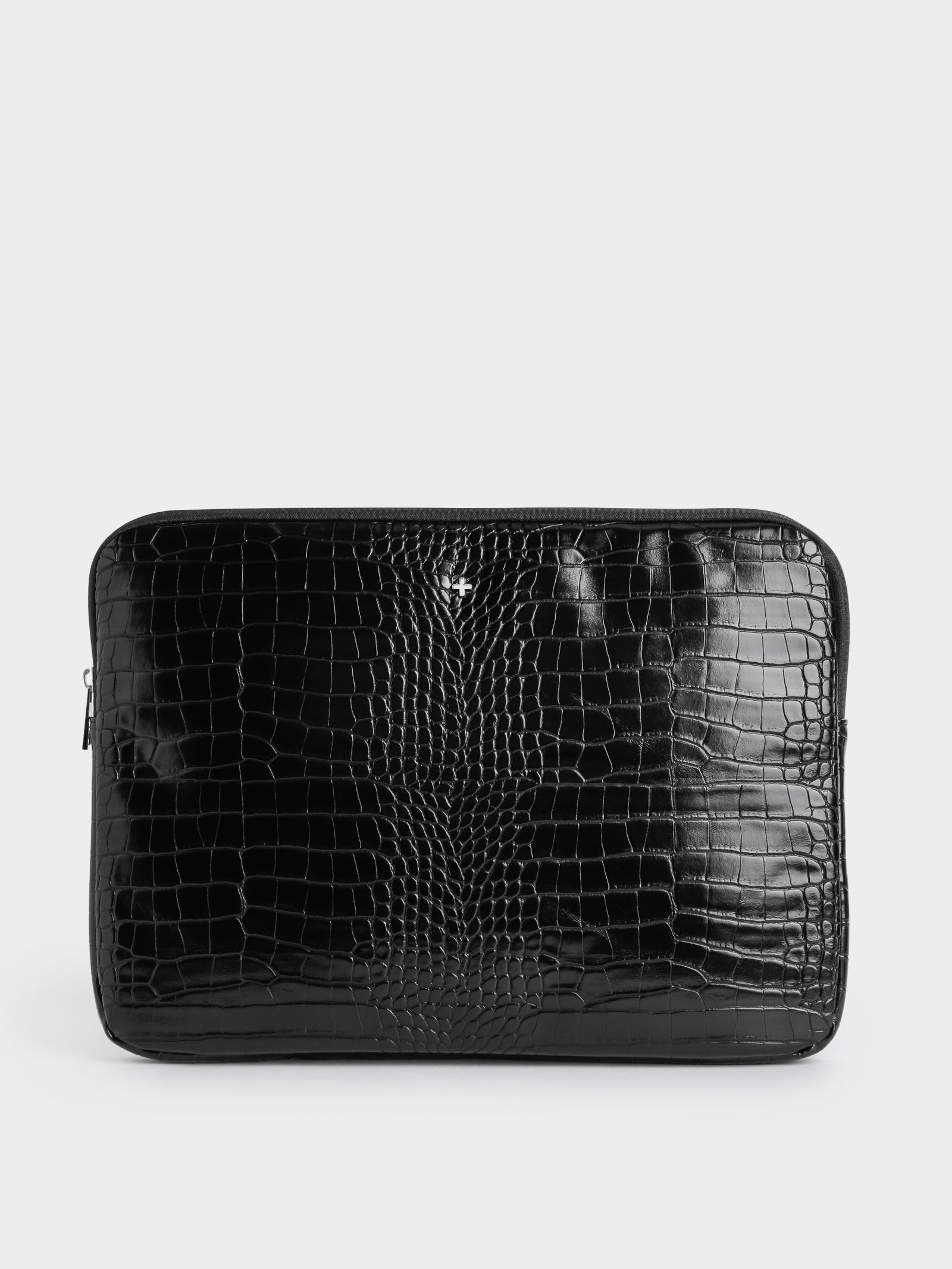 Black croc 2025 laptop case