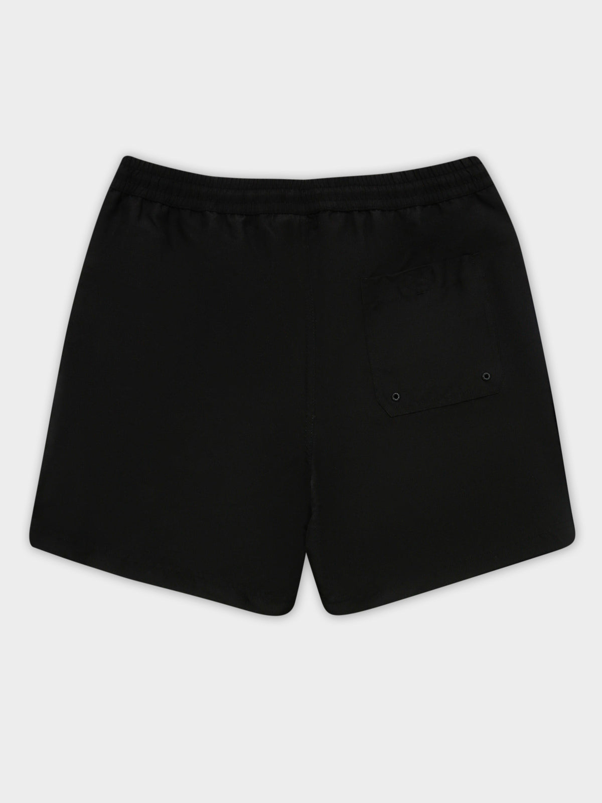 Carhartt Wip Chase Swim Trunks in Black & Gold | Black/Gold