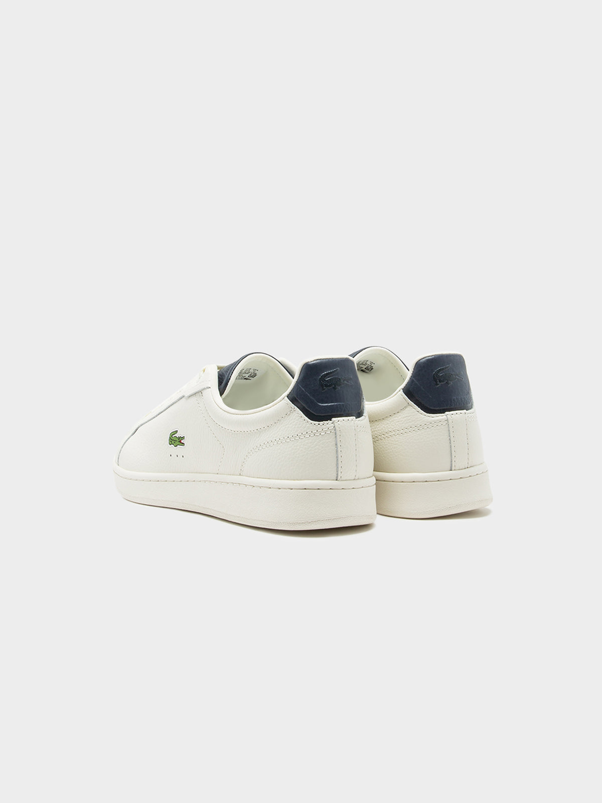 Lacoste Mens Carnaby Pro 123 2 Luxe Sneakers in Off White | White/Navy