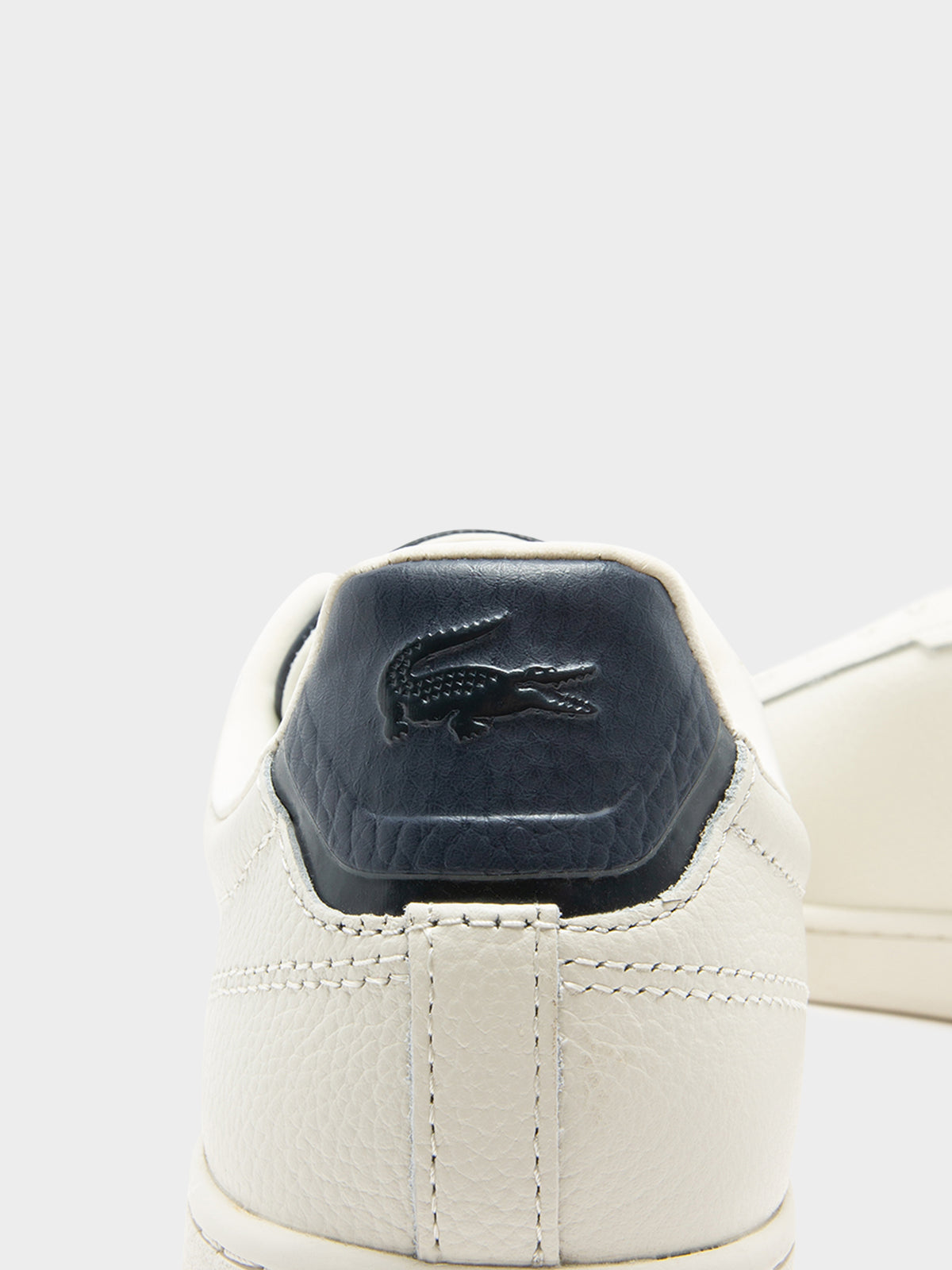 Lacoste Mens Carnaby Pro 123 2 Luxe Sneakers in Off White | White/Navy