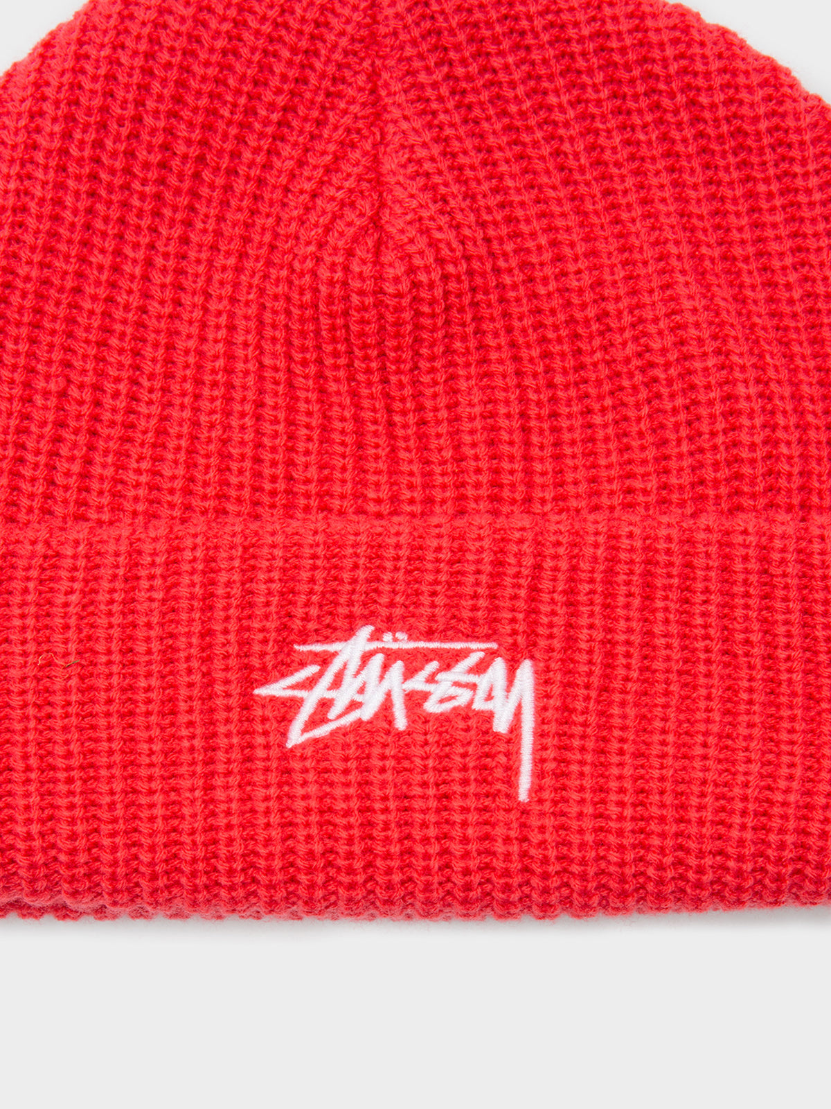 Stussy Stock Cuff Beanie in Copper | Pink