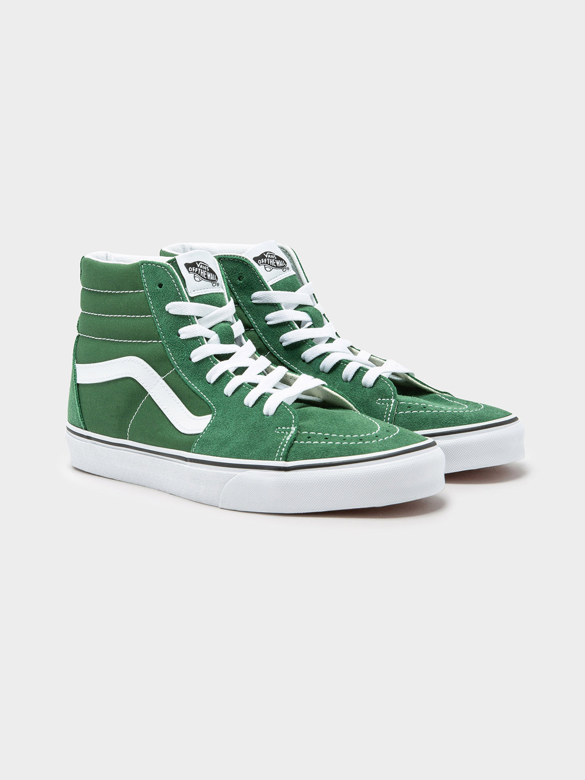 Vans Unisex Sk8 Hi Color Theory Sneakers in Dark Green | Dark Green