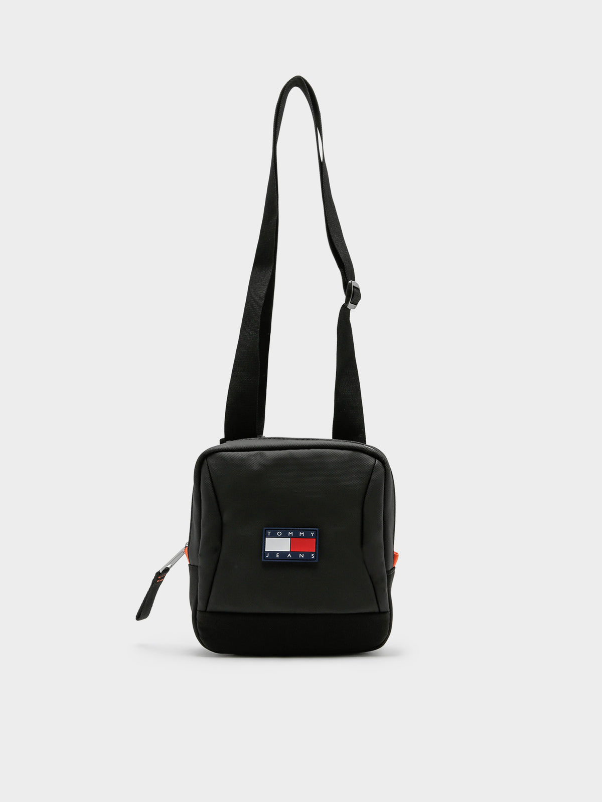 Tommy Hilfiger Logo Reporter Bag in Black | Black