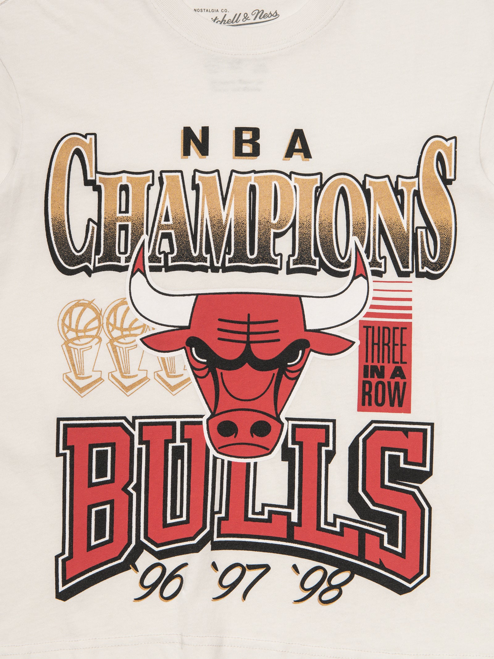 Chicago Bulls NBA Hoop T-Shirt in Faded Black - Glue Store NZ