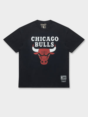 Chicago Bulls Vintage T-Shirt in Faded Black - Glue Store