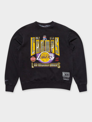 LA Lakers Vintage T-Shirt in Black - Glue Store NZ