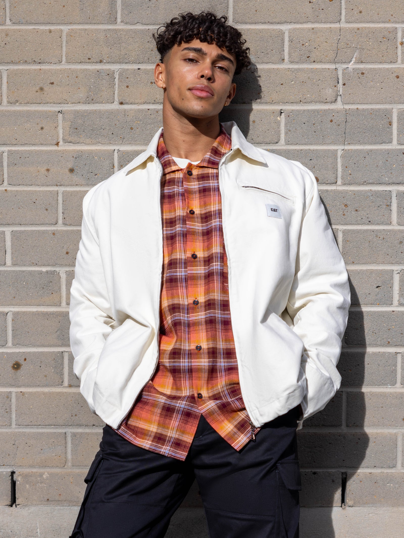 Caterpillar flannel sale jacket