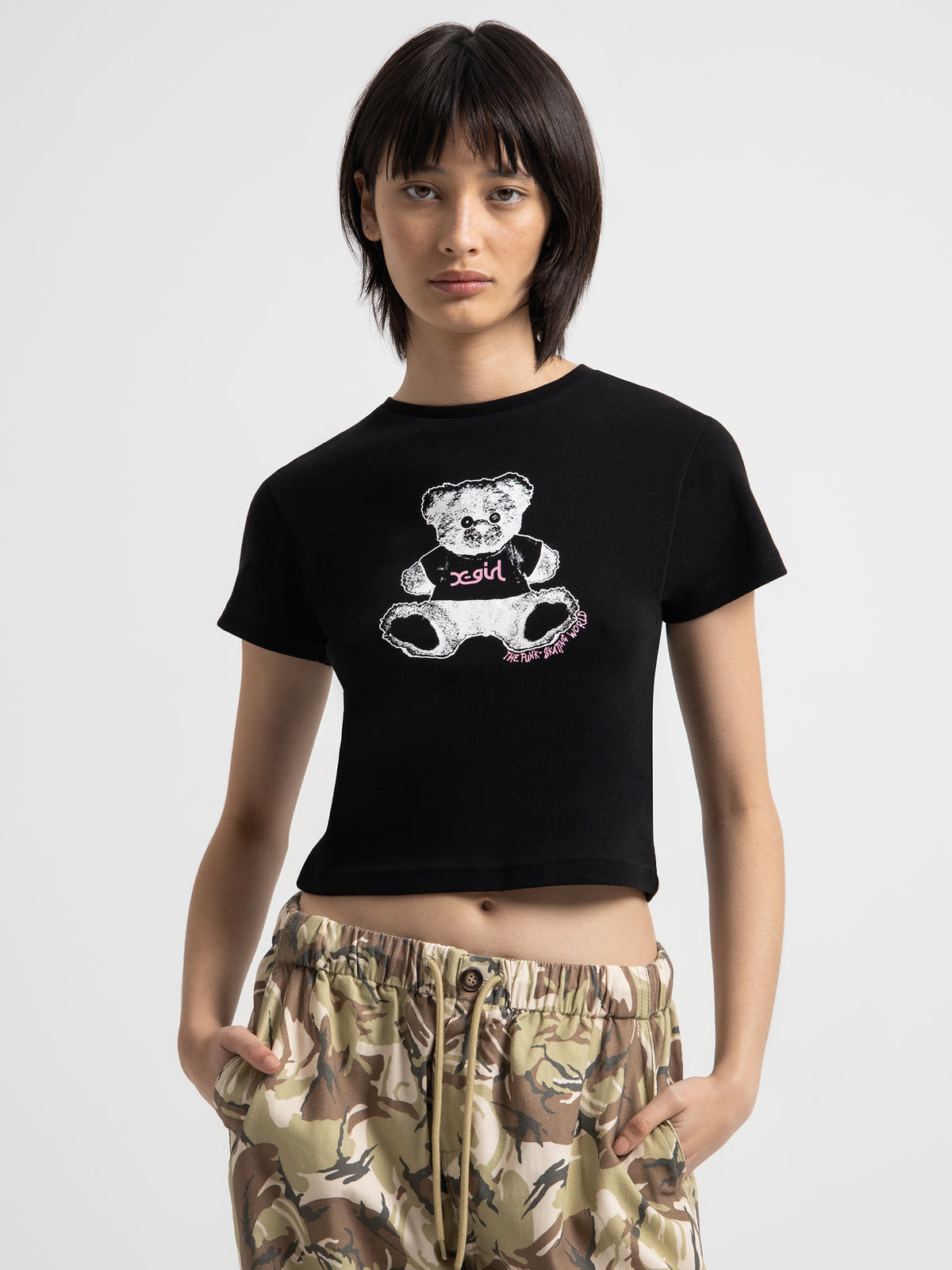 Xgirl Teddy Bear Baby T-Shirt in Black | Black