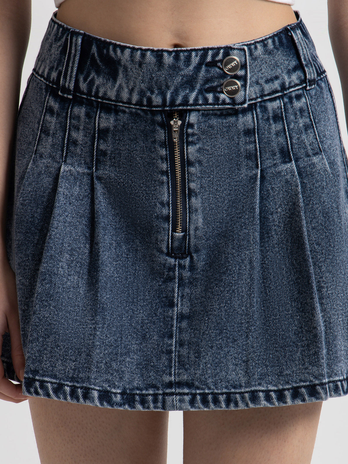 OWWY Benton Skirt in Denim | Denim