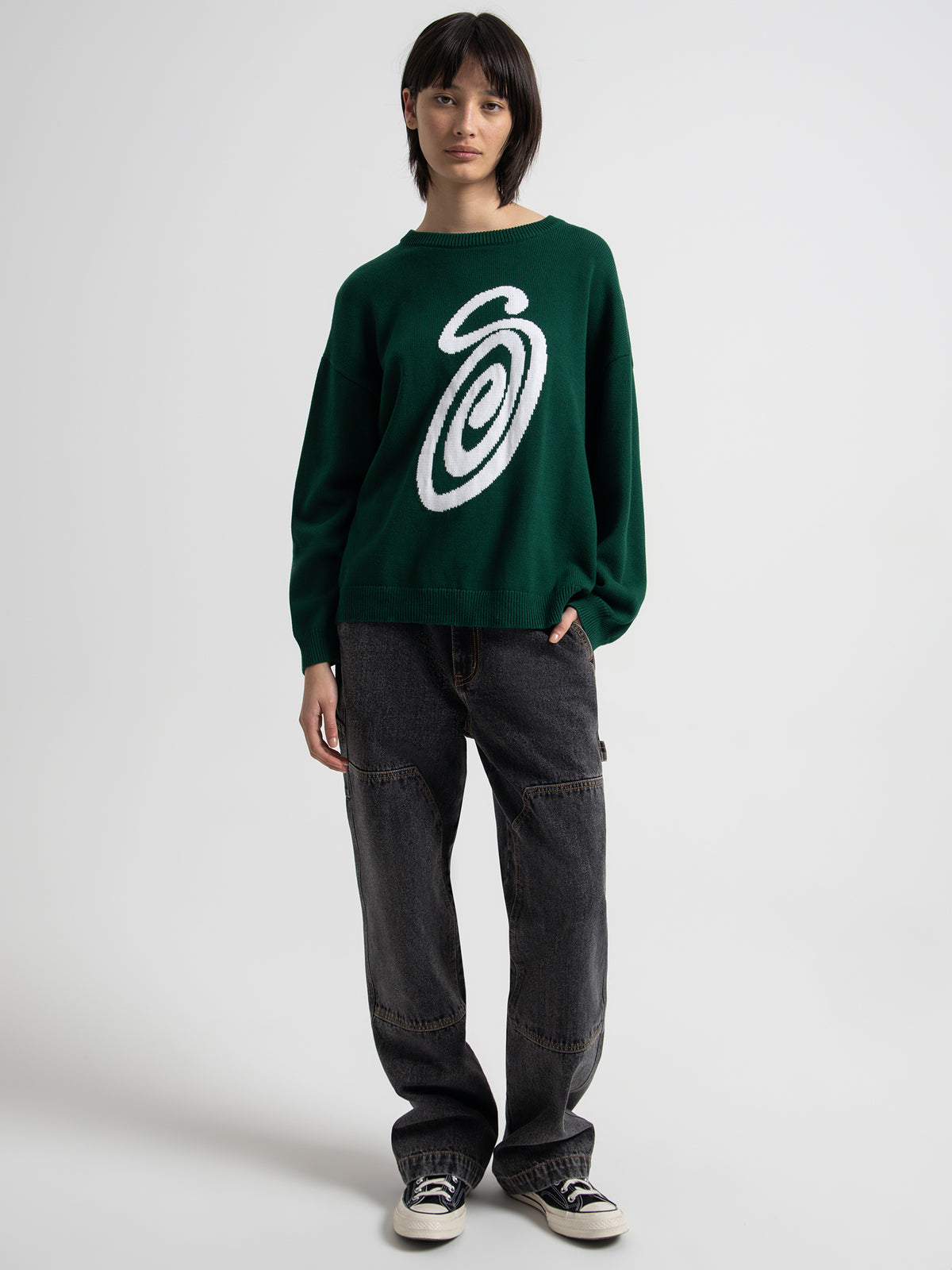 Stussy Stussy Curly Knit in Moss Green | Moss Green