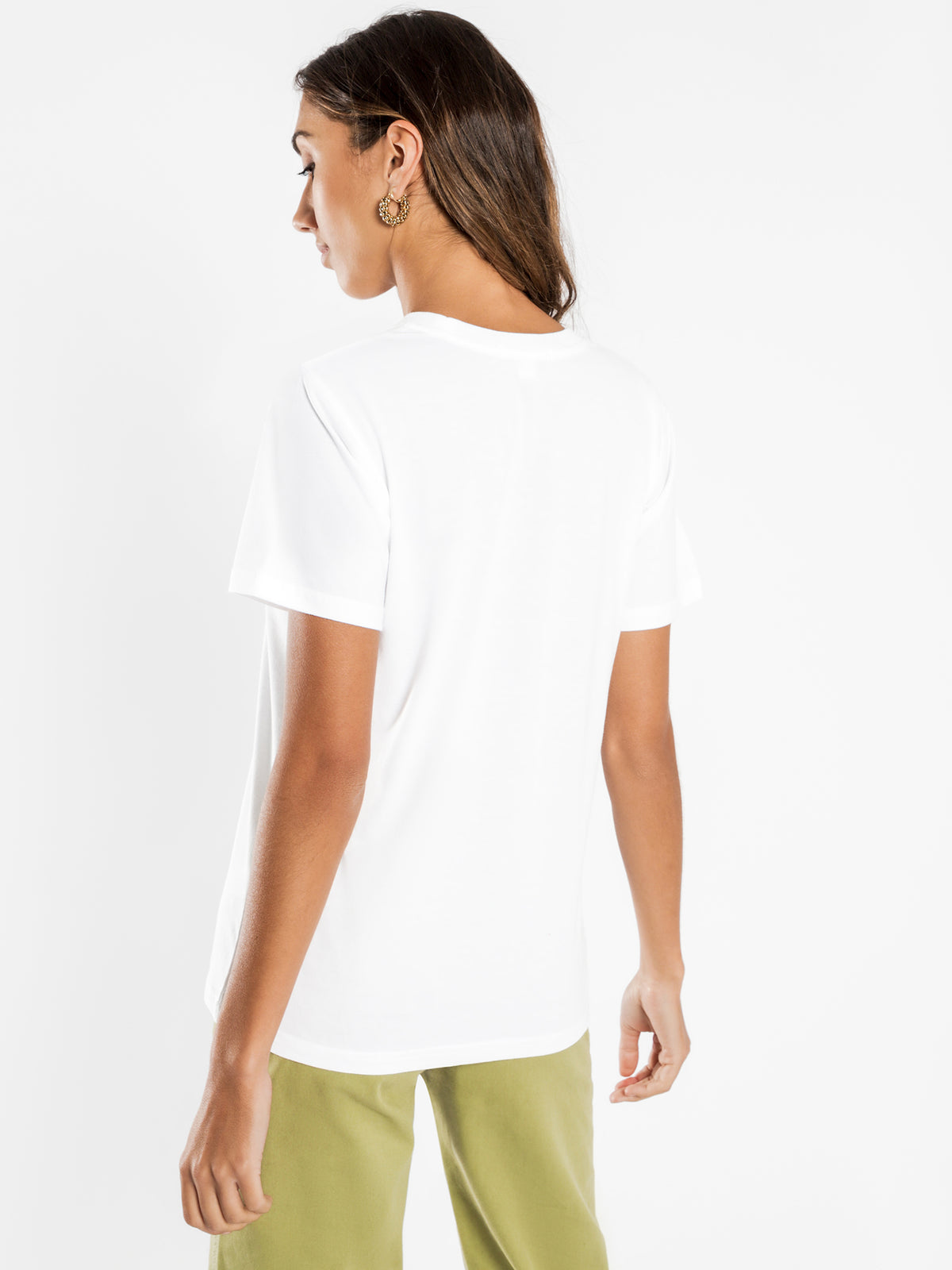 Nude Lucy Amore Slogan T-Shirt in White | White