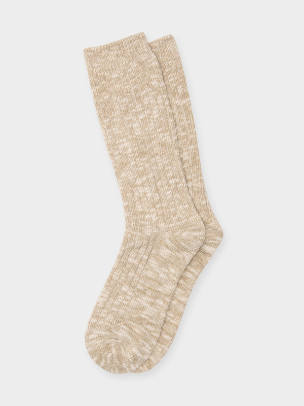 Nude lucy Lounge Knit Socks in Natural Natural | Glue Store