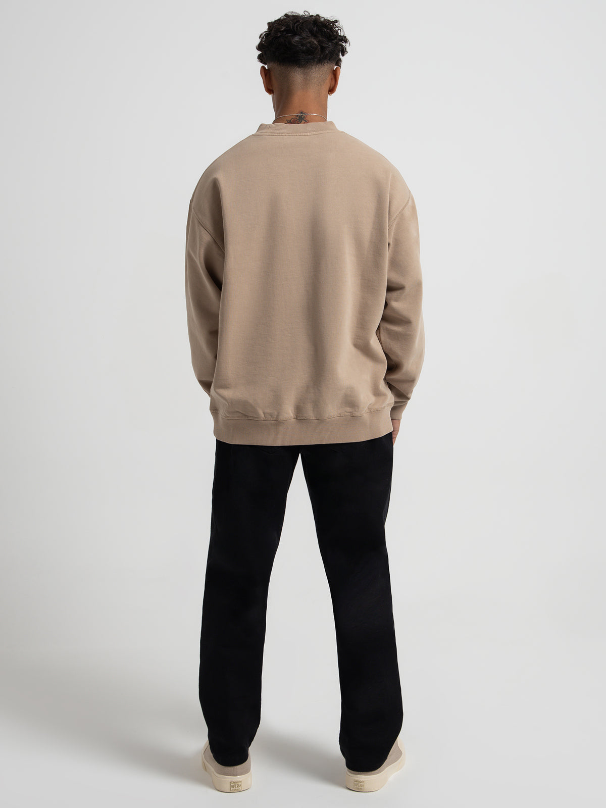 Article One Classic Logo Sweater in Washed Stone | Washed Stone