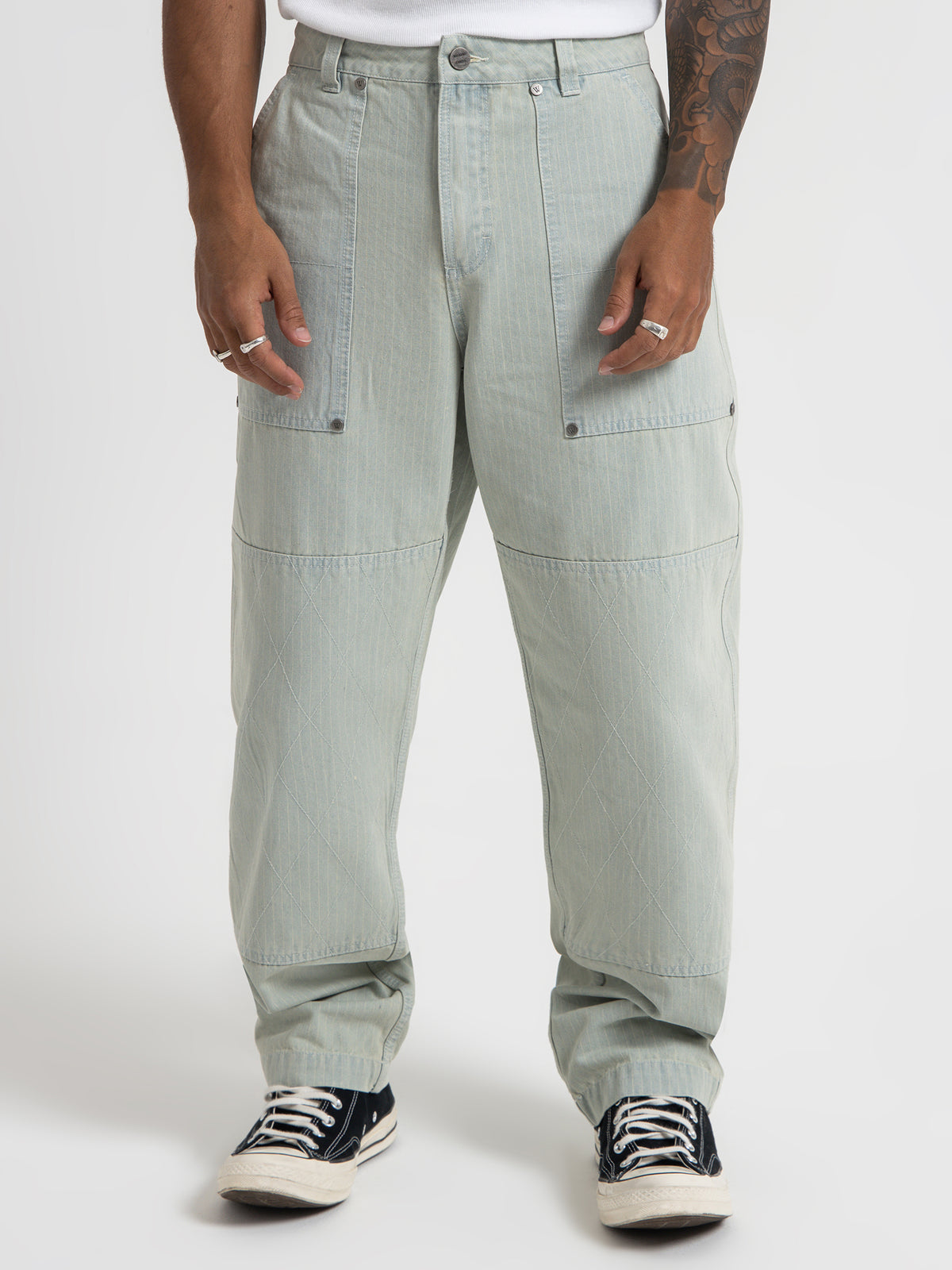 Weekend Cartel El Capitan Pants in Indigo | Indigo Stripe