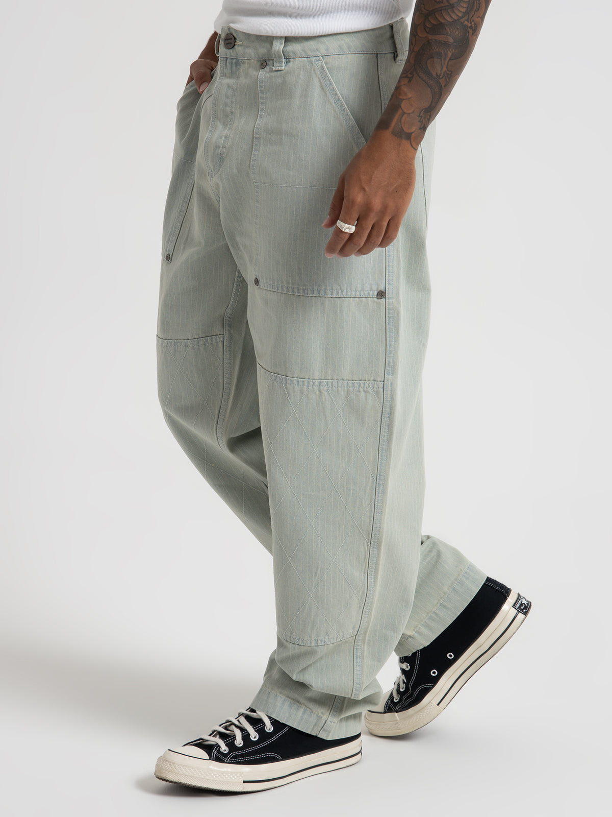 Weekend Cartel El Capitan Pants in Indigo | Indigo Stripe