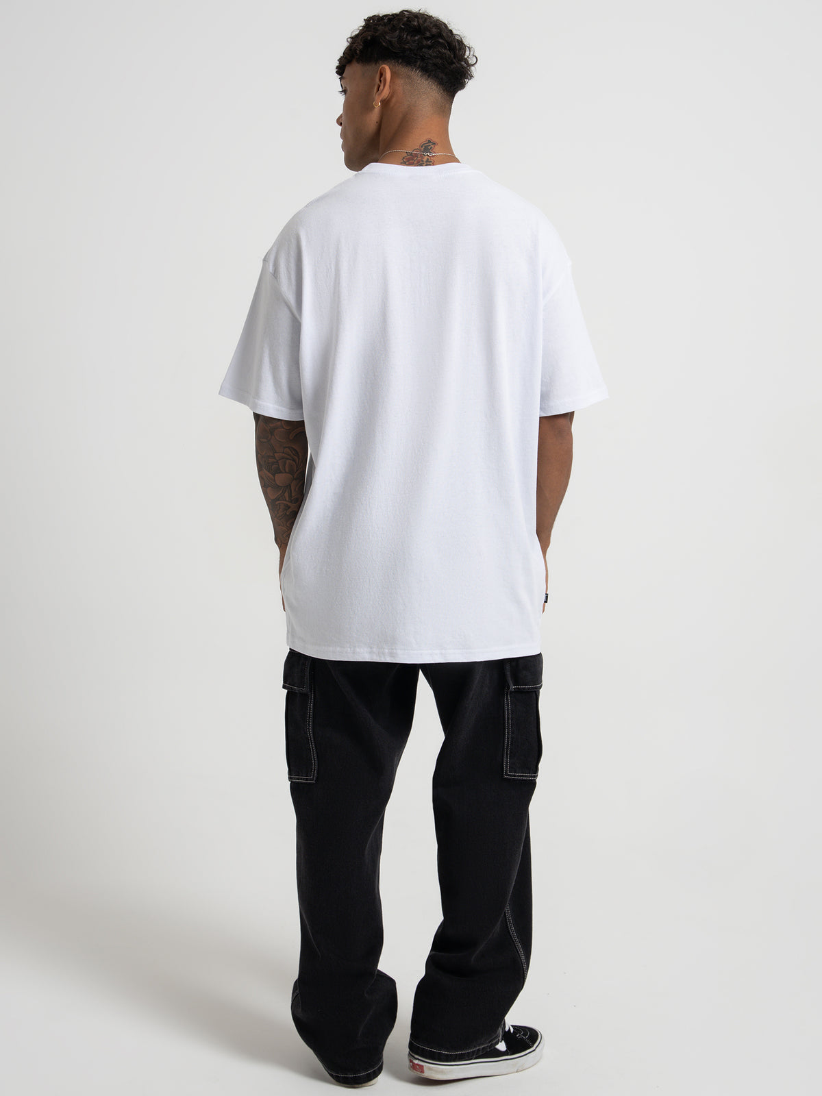 Stussy Oz Short Sleeve T-Shirt in White | White