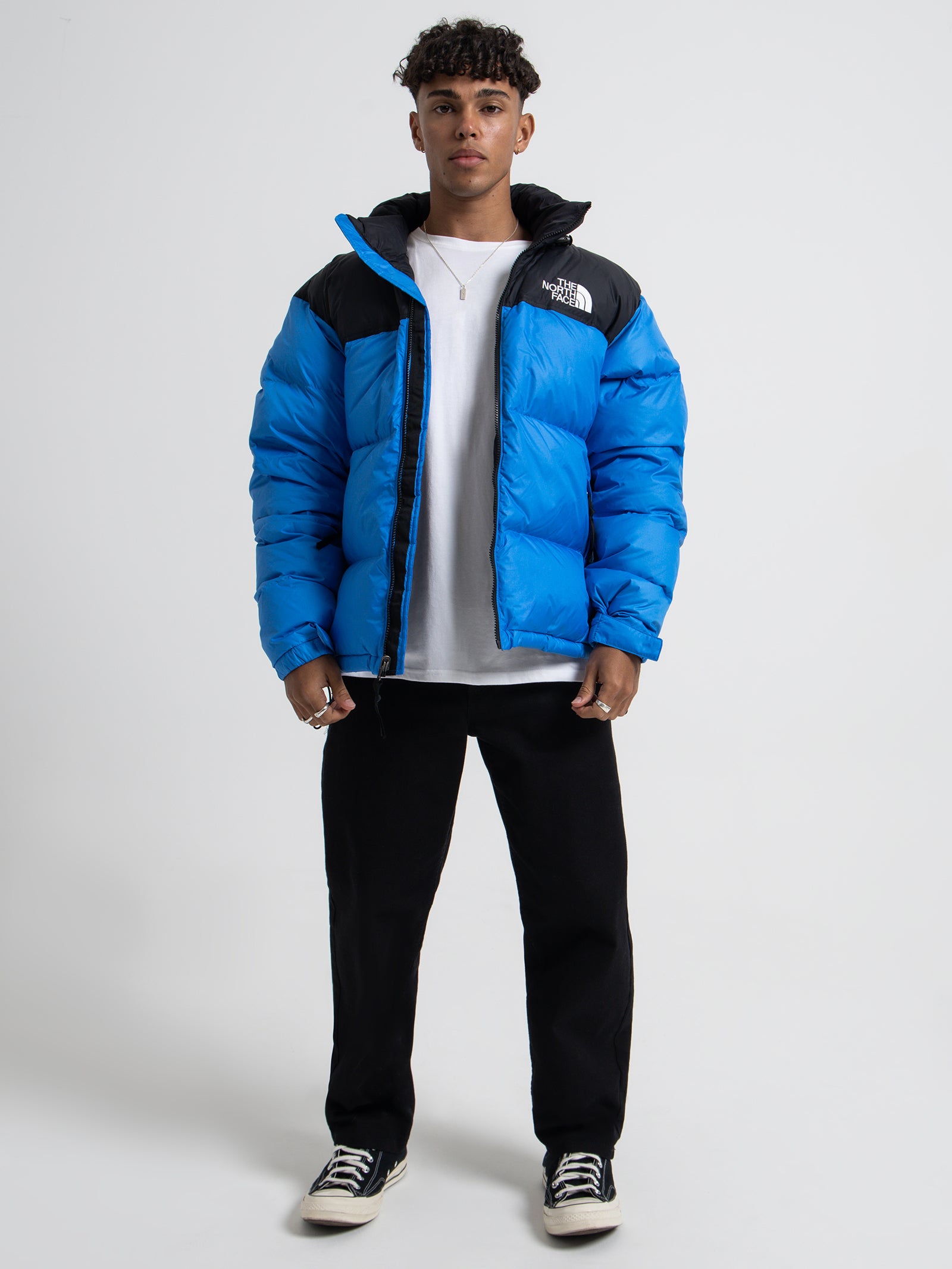 1996 Retro Nuptse Jacket in Sonic Blue