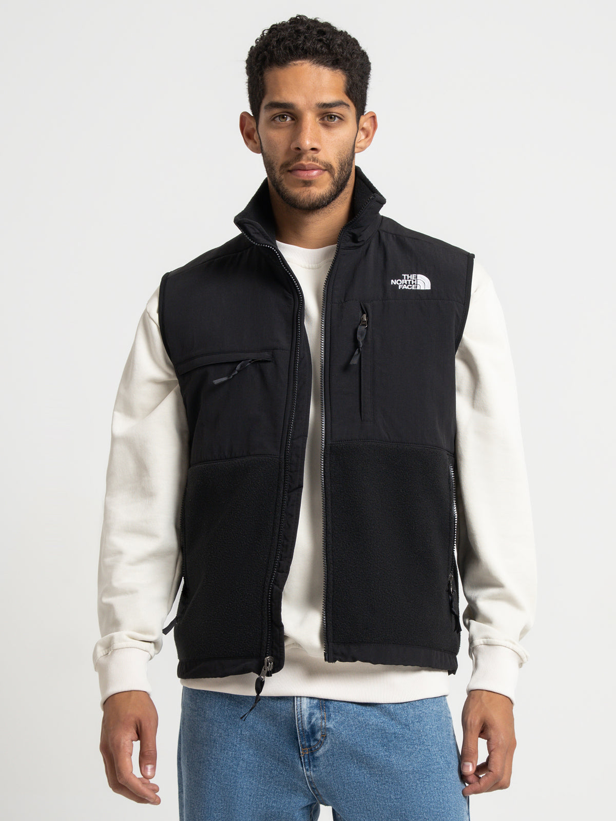 The North Face Denali Fleece Vest in Black | Black