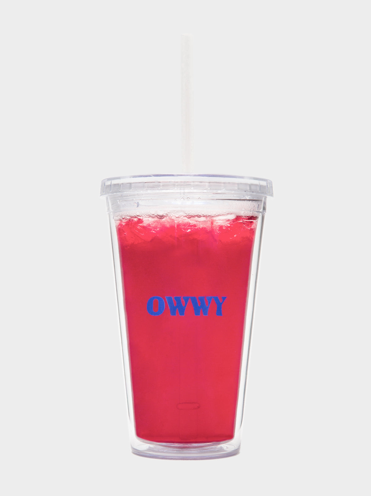 Once We Were Young OWWY Reusable Iced Drink Tumbler & Straw | Clear