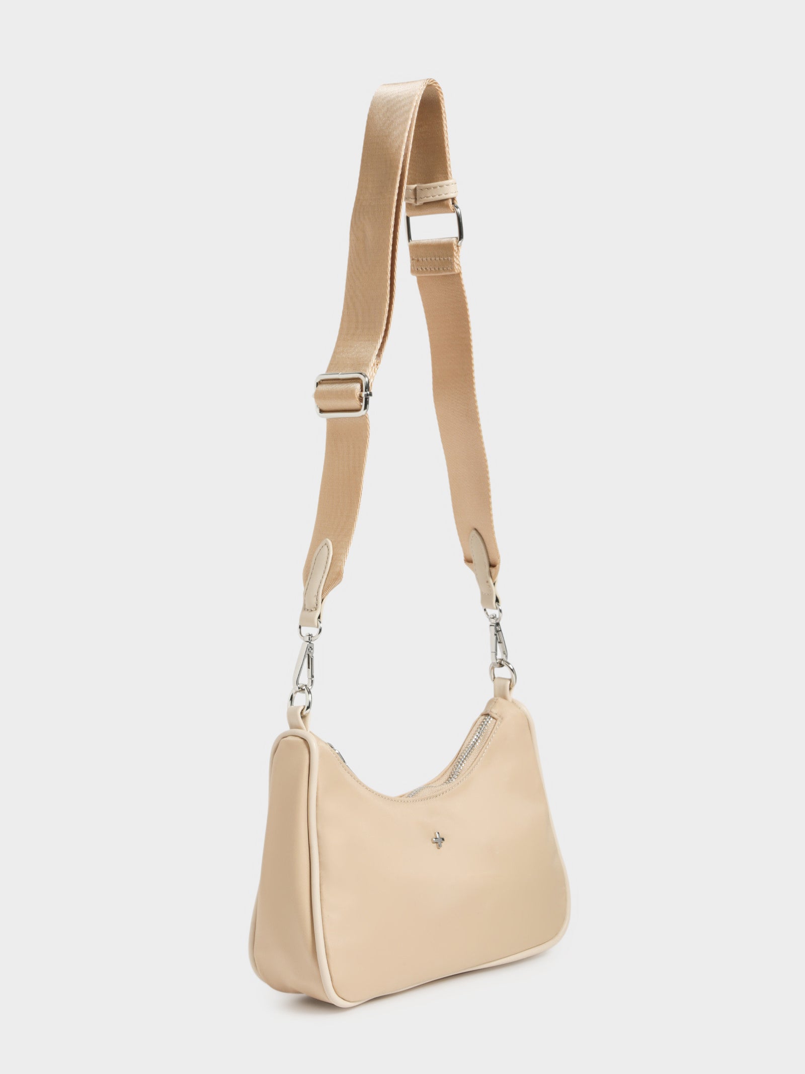 Peta & jain 2025 paloma nylon bag beige